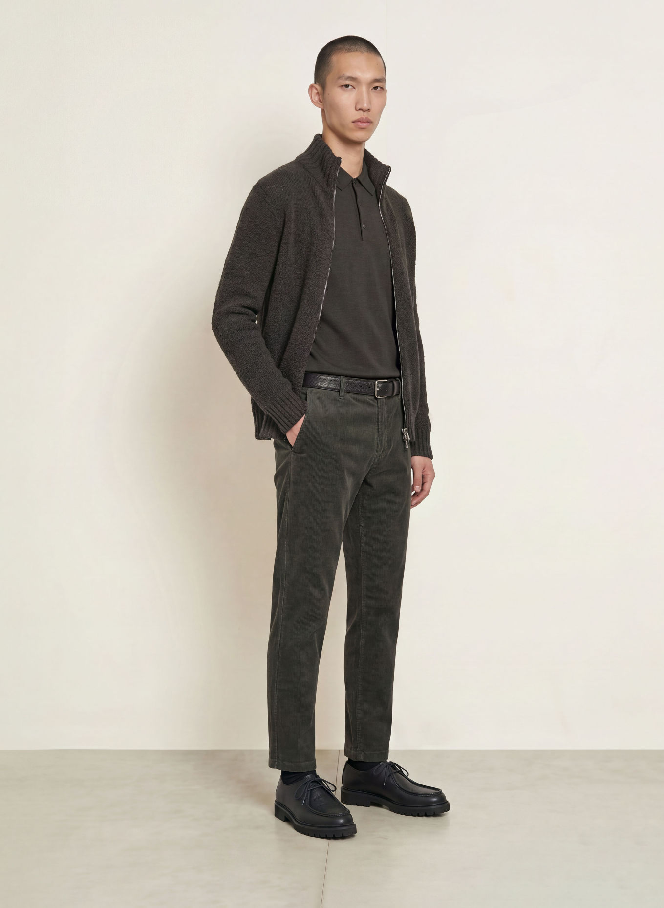 Marc O'Polo Strickjacke: DUNKELBRAUN