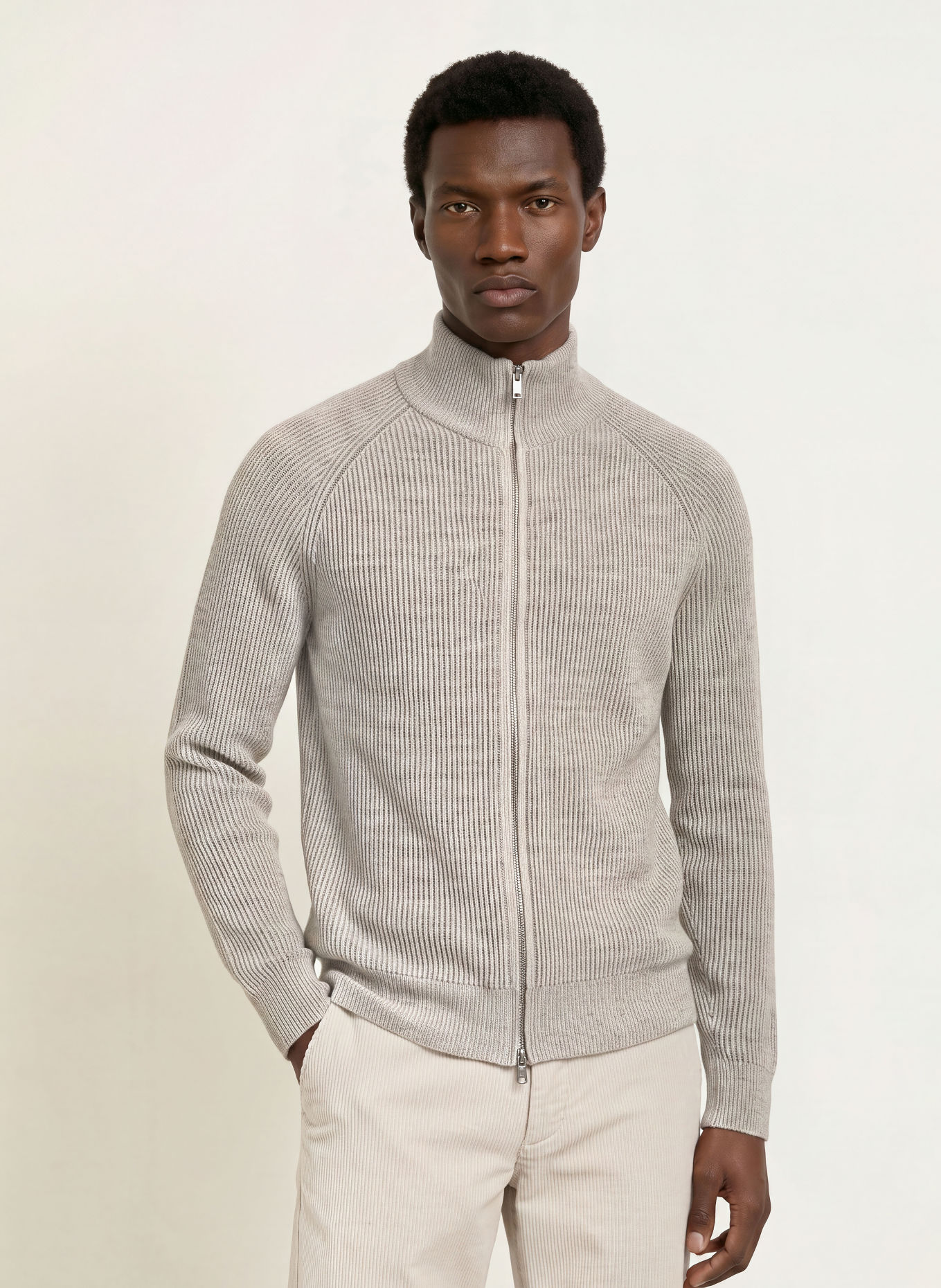 Marc O'Polo Strickjacke: TAUPE / BEIGE