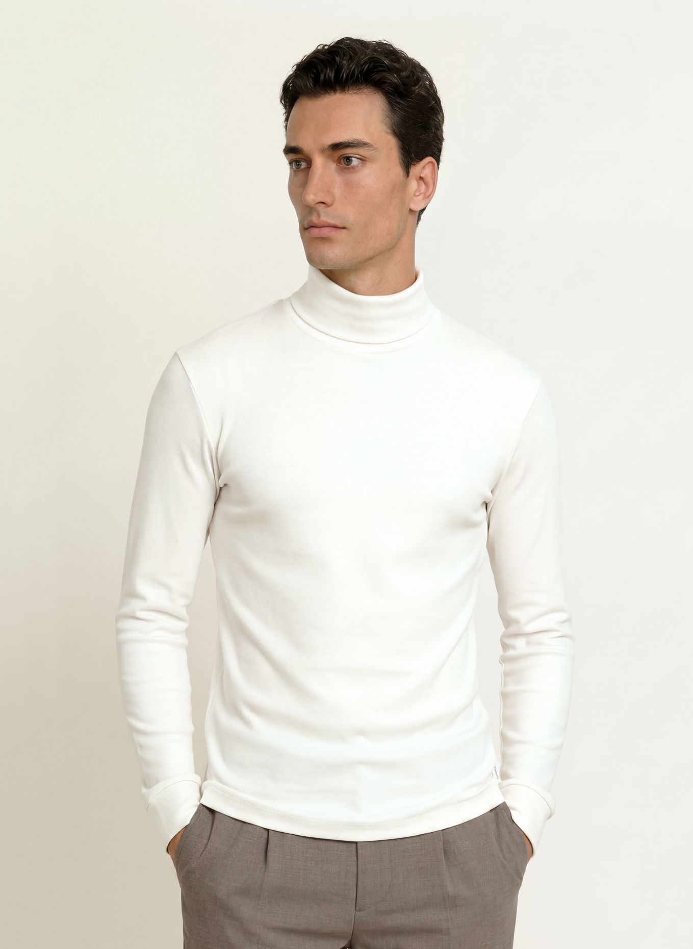 Marc O'Polo Langærmet T-shirt: HVID