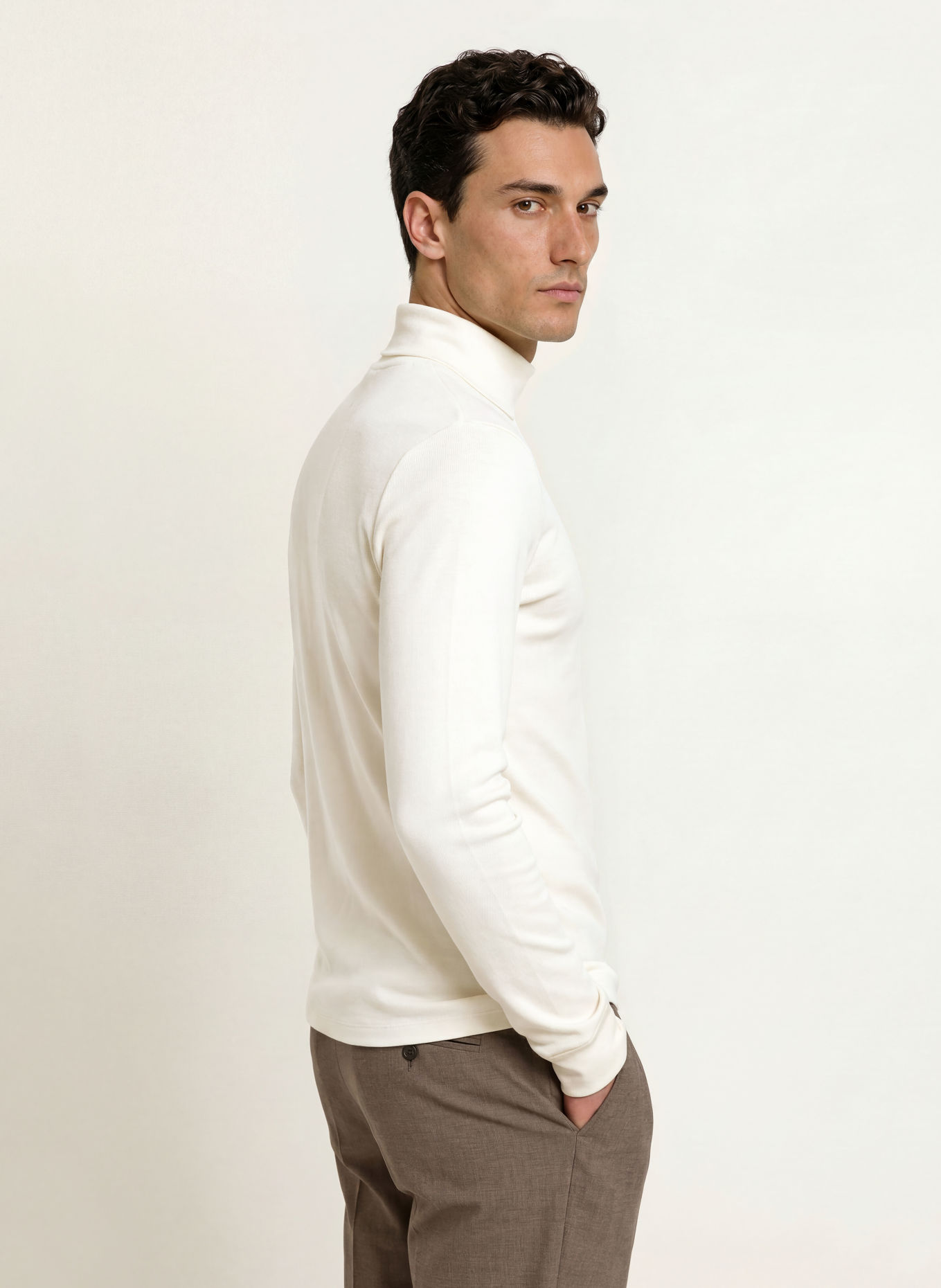 Marc O'Polo Langærmet T-shirt: HVID