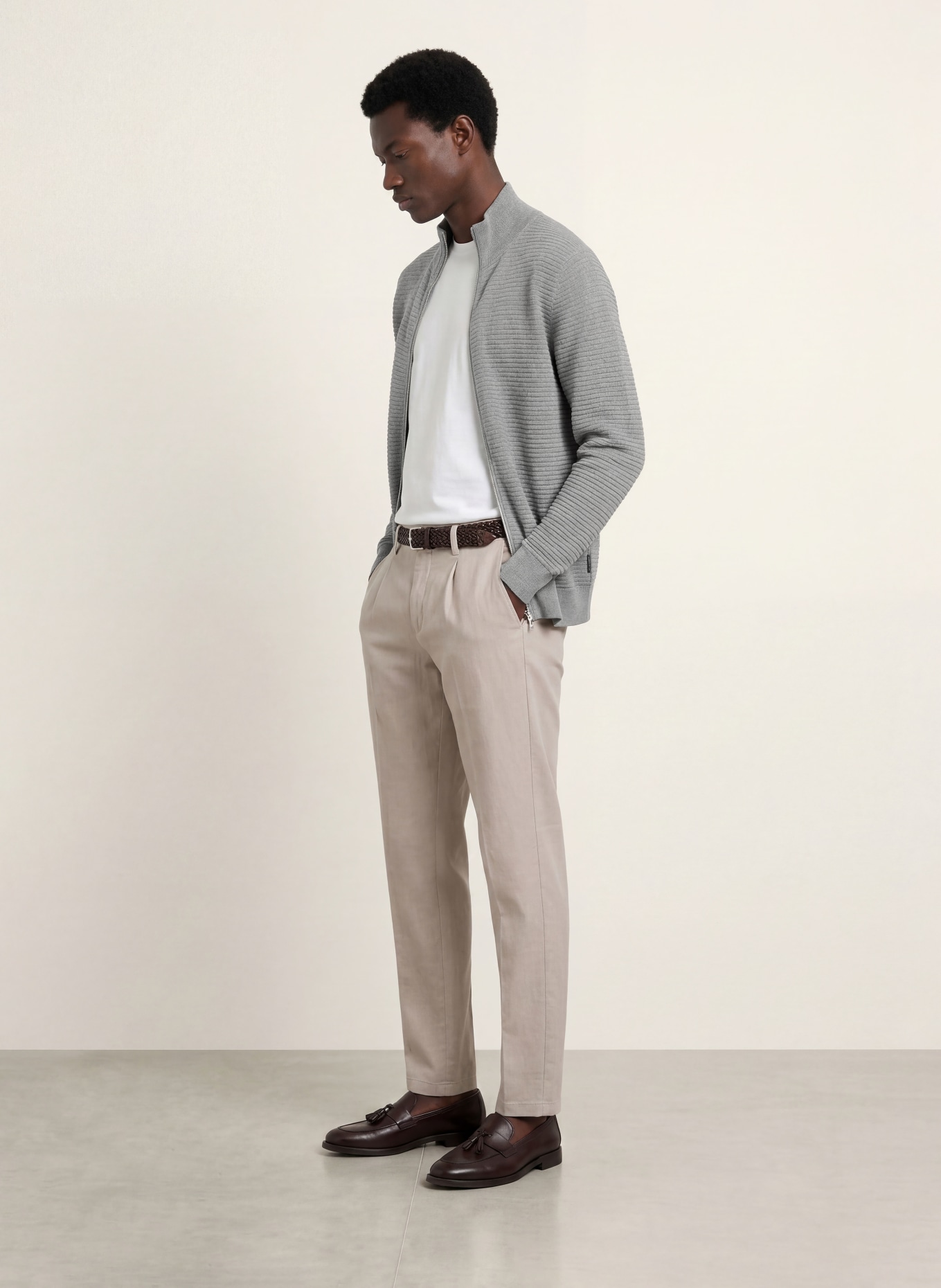 Marc O'Polo Gilet: GRIS