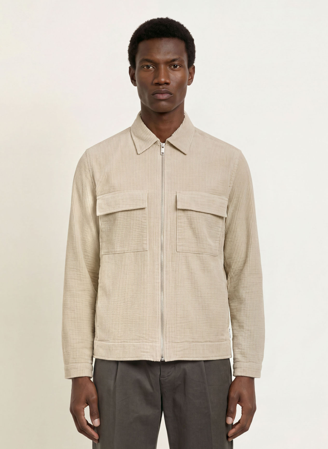 Marc O'Polo Overjakke i fløjl: BEIGE
