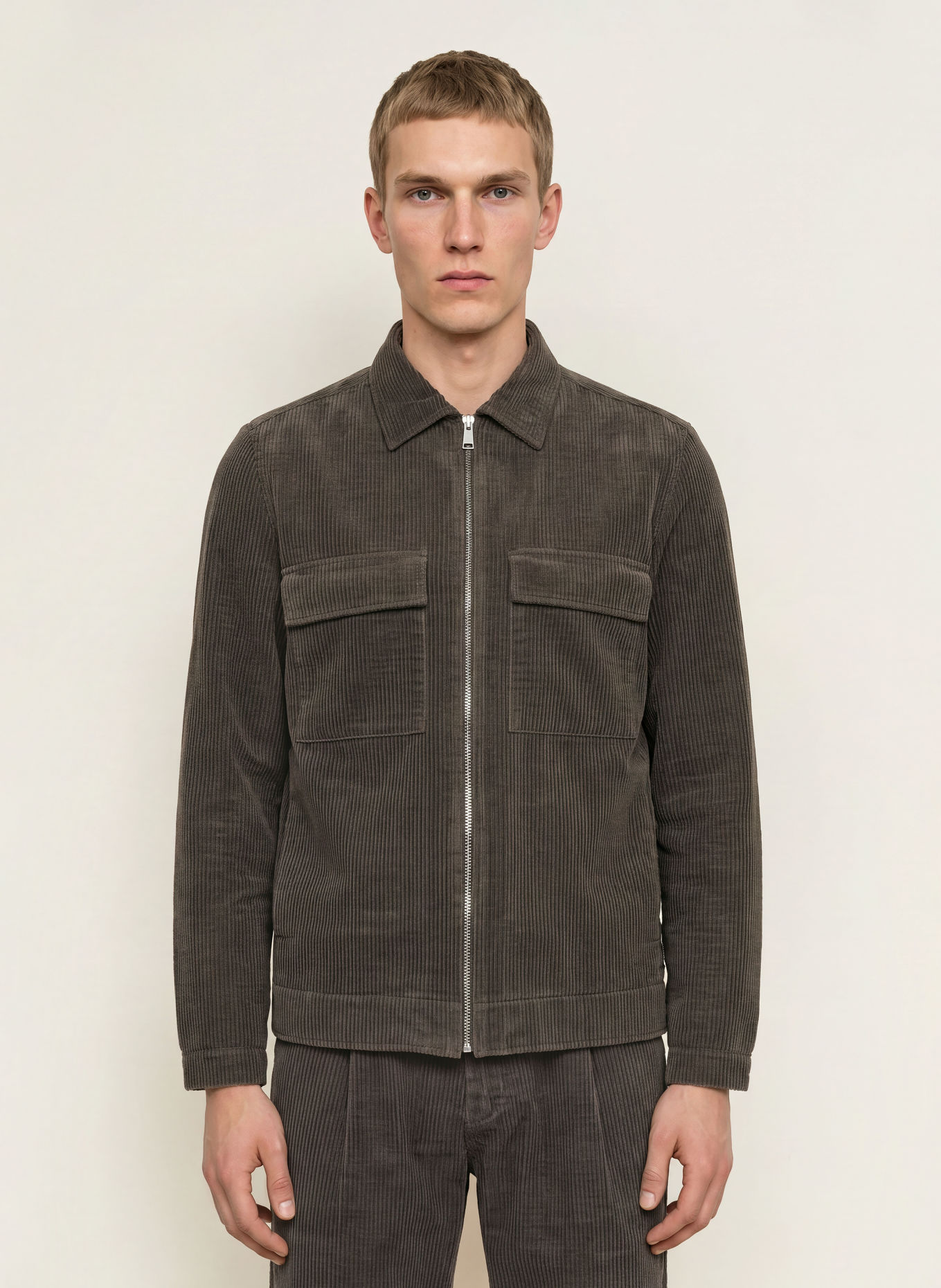 Marc O'Polo Cord-Overjacket: KHAKI