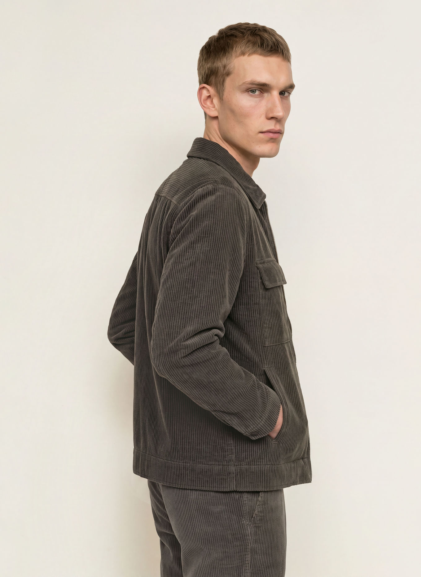 Marc O'Polo Cord-Overjacket: KHAKI