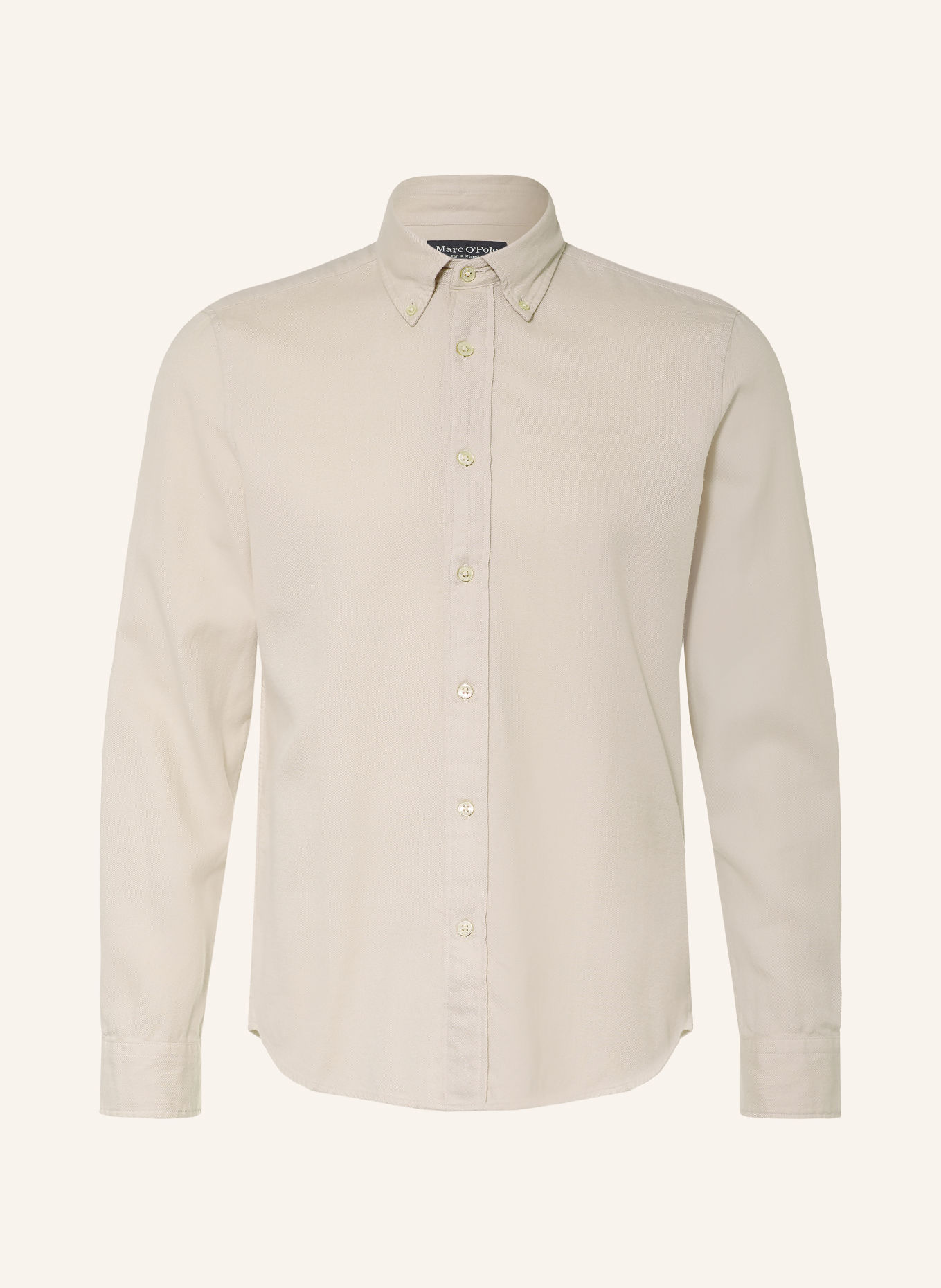 Marc O'Polo Flanellhemd Regular Fit: BEIGE