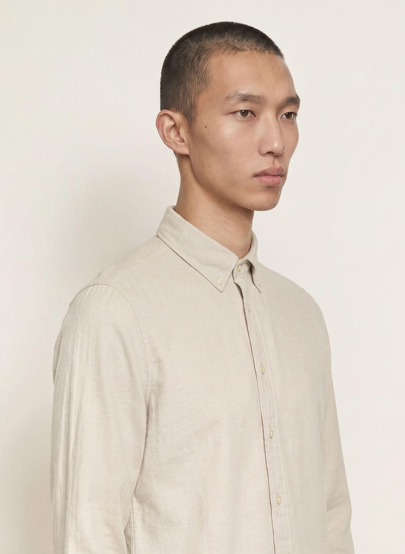 Marc O'Polo Flanellhemd Regular Fit: BEIGE
