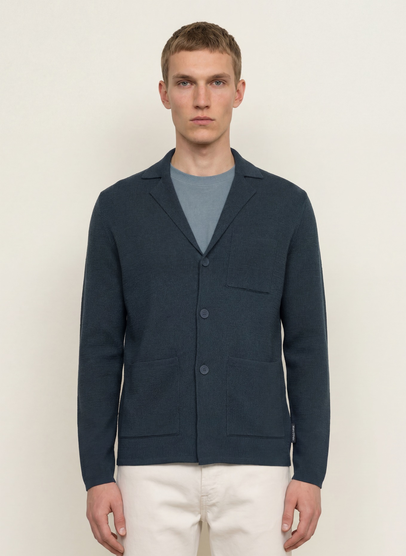 Marc O'Polo Cardigan: DARK BLUE