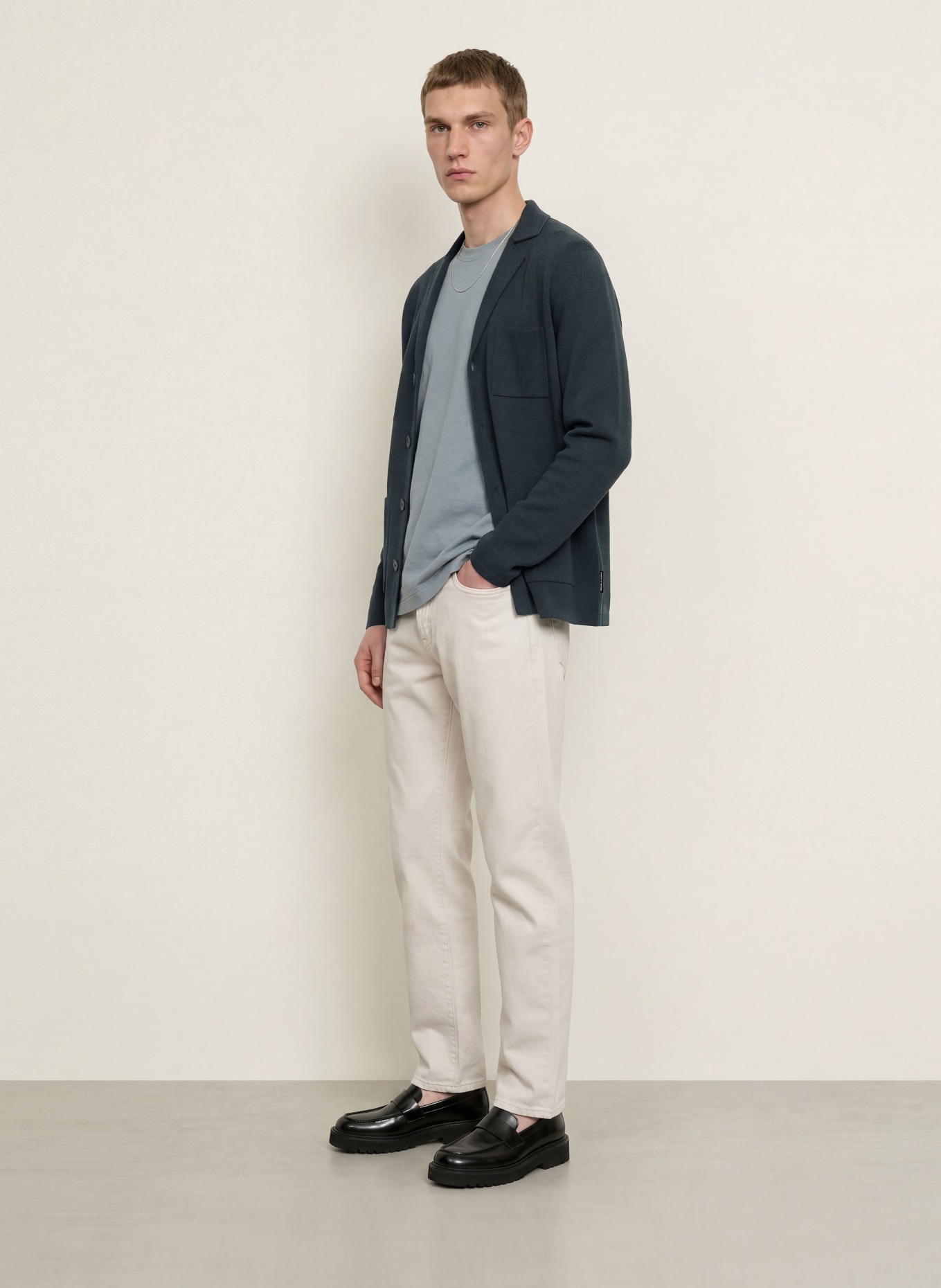 Marc O'Polo Cardigan: DARK BLUE
