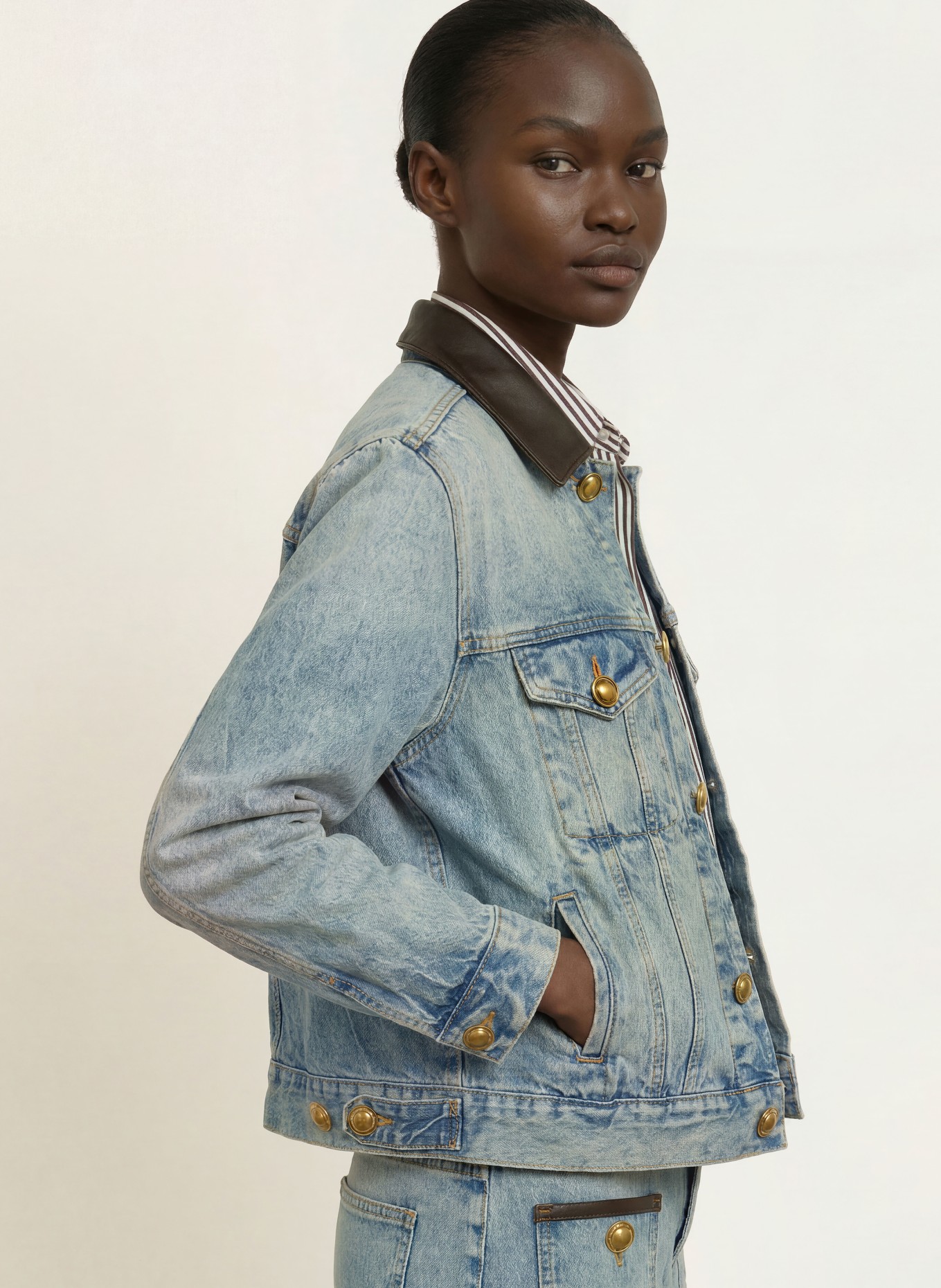 SANDRO Jeansjacke: 4785 BLUE JEAN