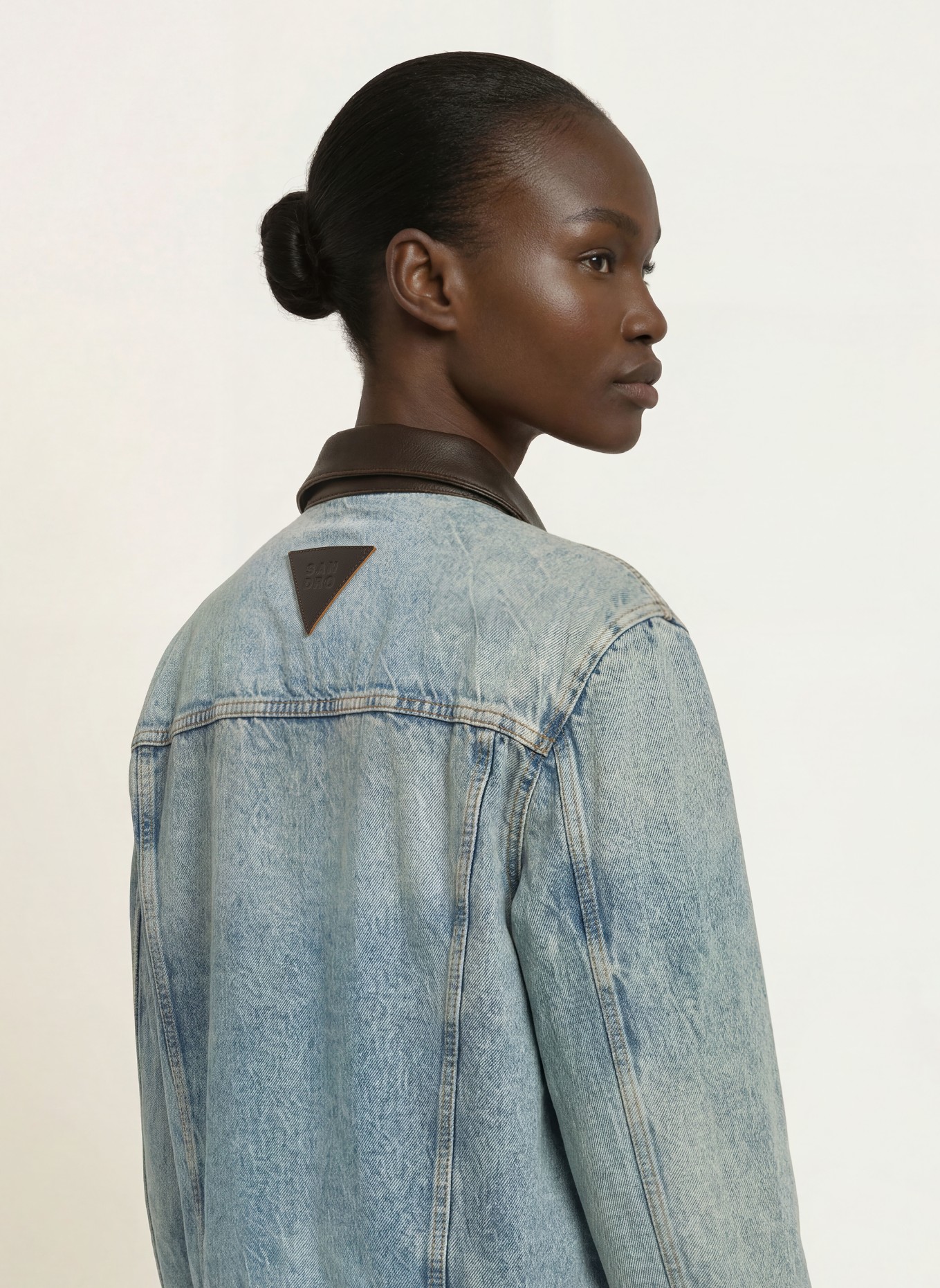 SANDRO Jeansjacke: 4785 BLUE JEAN