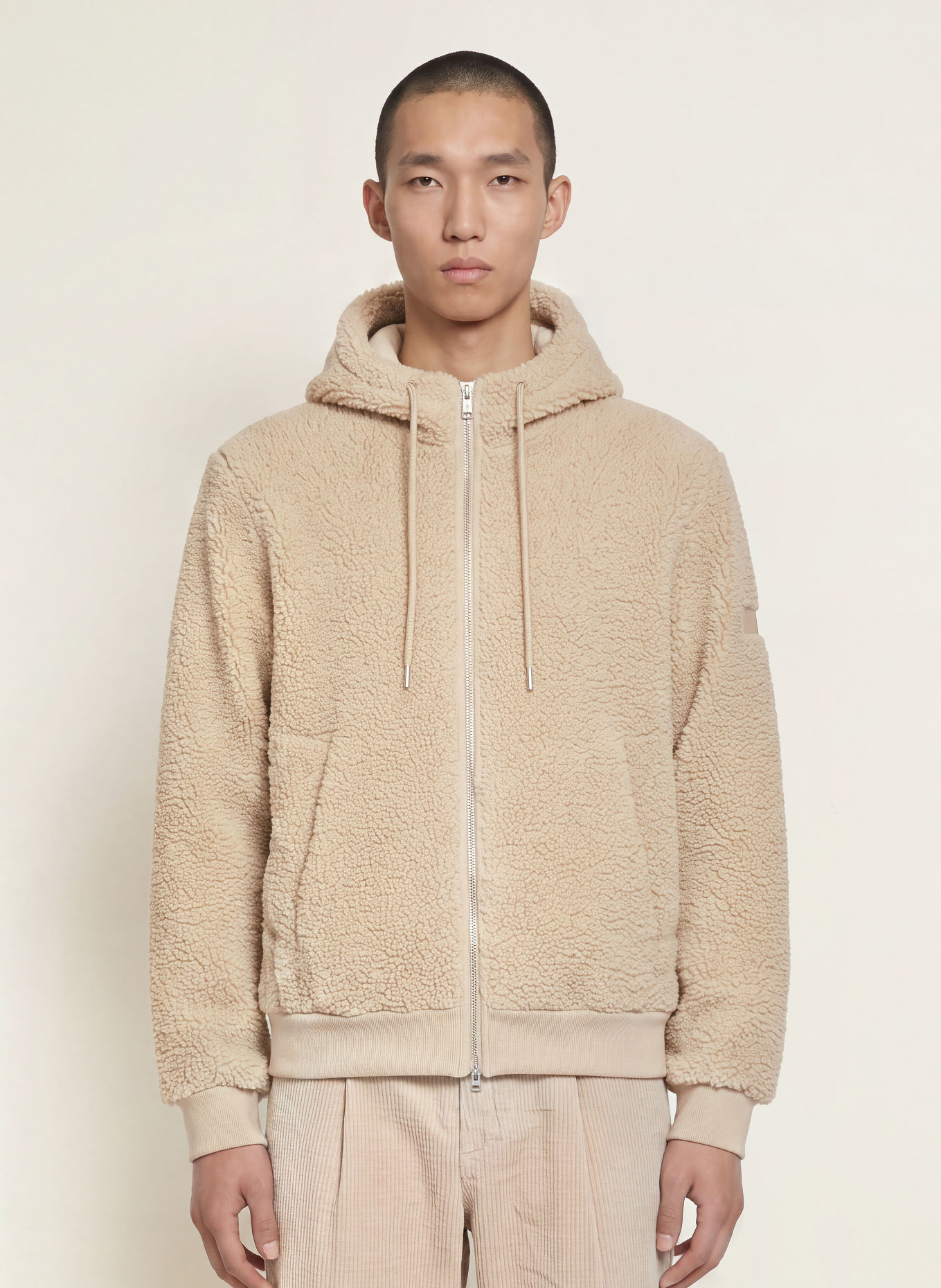 Marc O'Polo Teddyfell-Jacke: BEIGE
