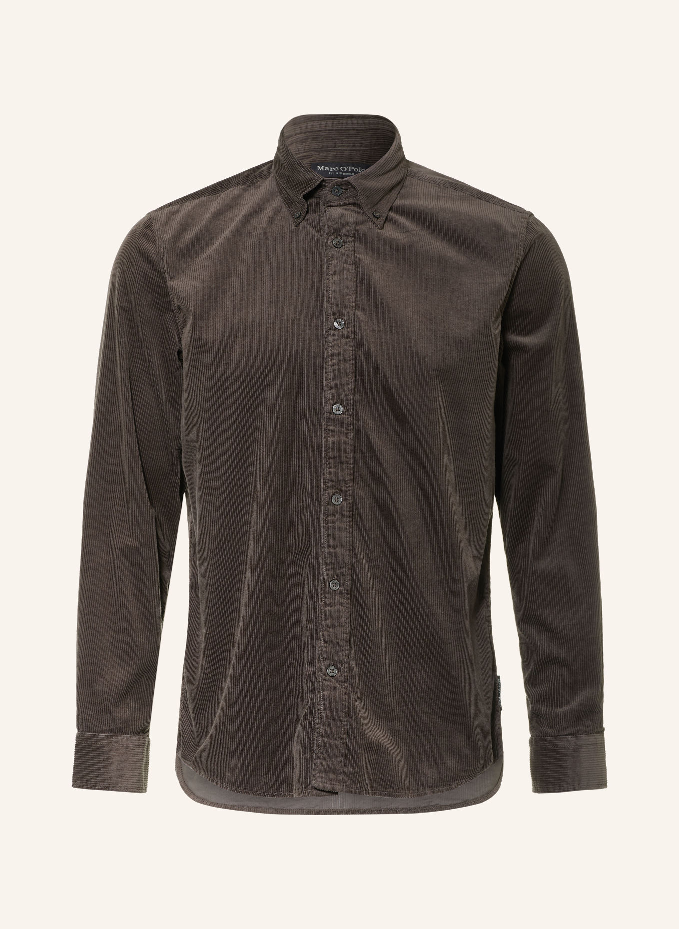 Marc O'Polo Corduroy Shirt, Regular Fit: TAUPE