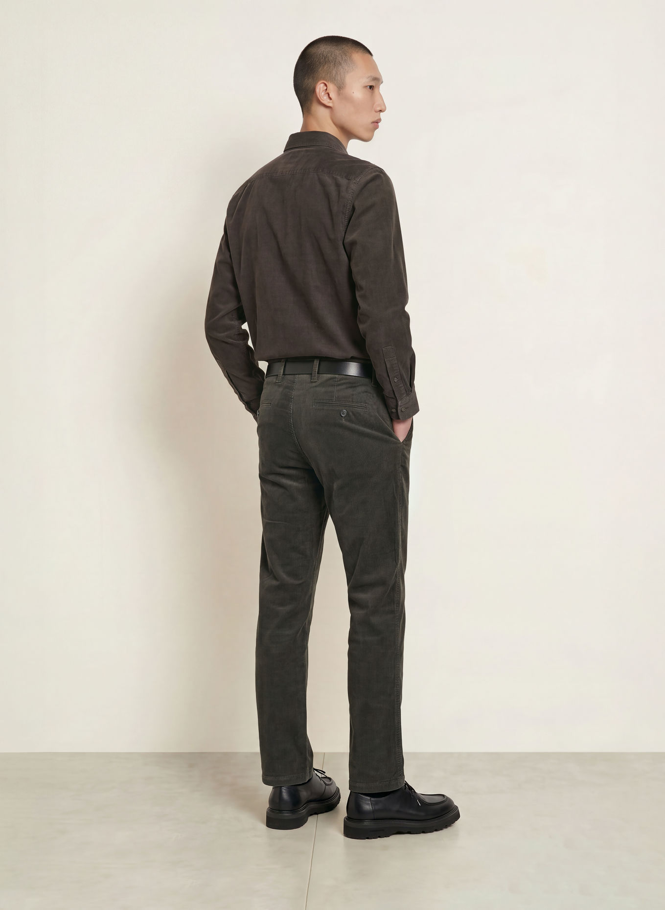 Marc O'Polo Corduroy Shirt, Regular Fit: TAUPE
