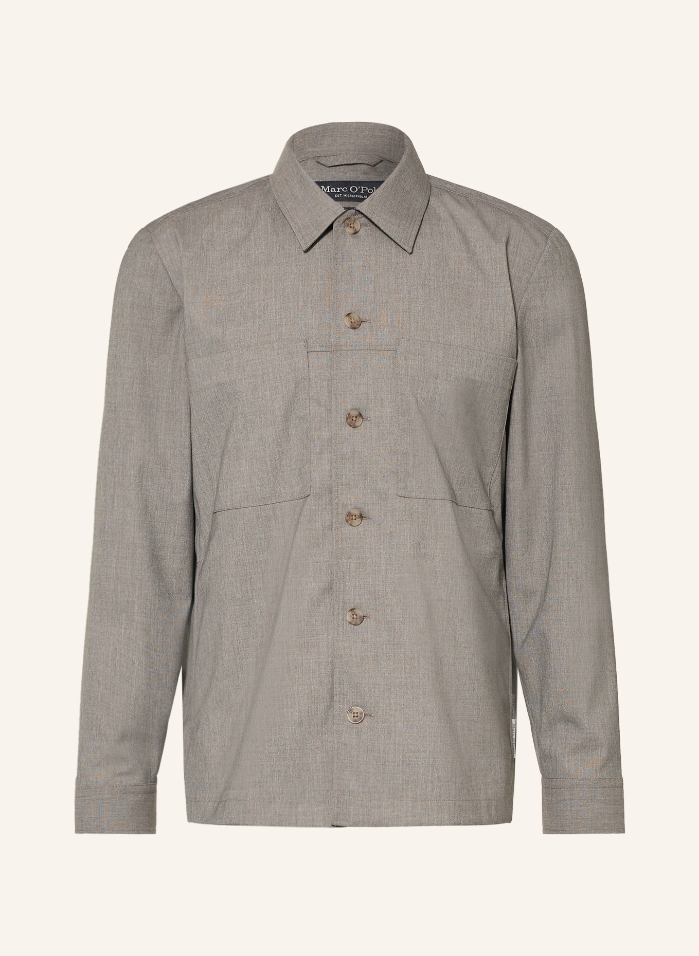 Marc O'Polo Overshirt: GRAU