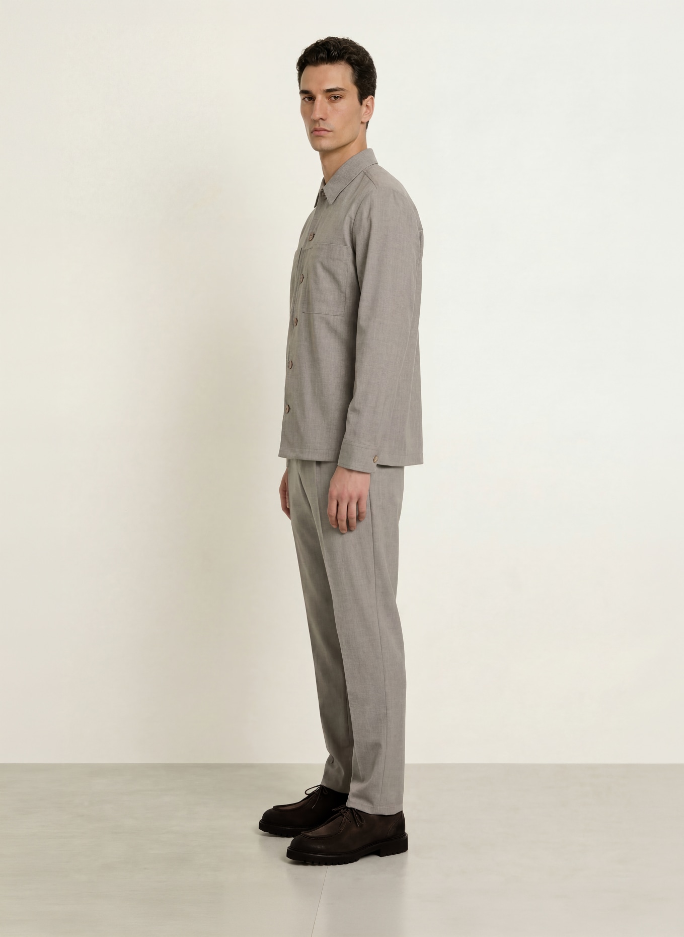Marc O'Polo Overshirt: GRAU