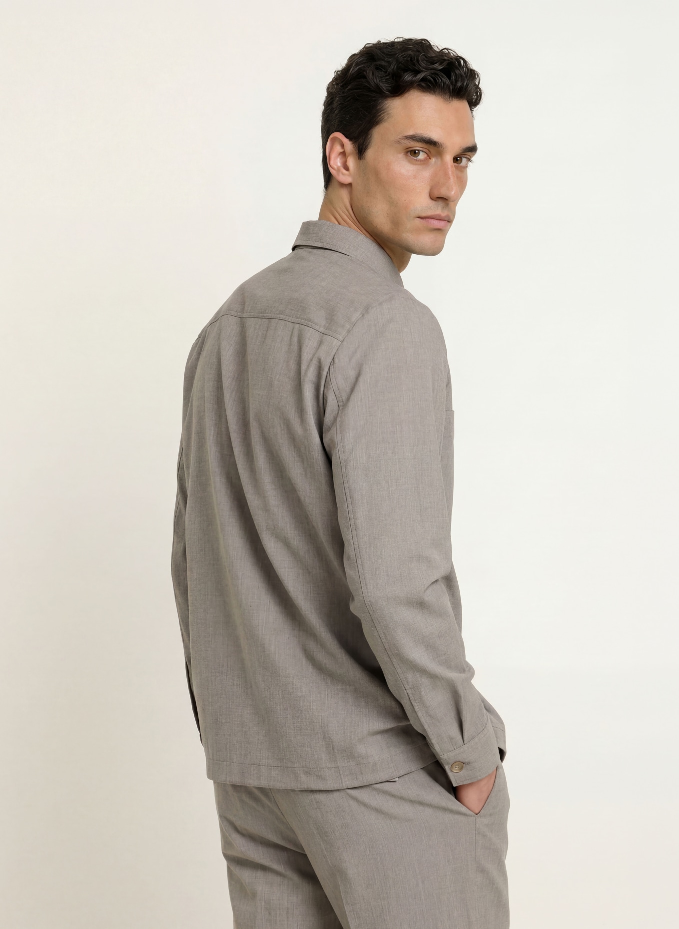Marc O'Polo Overshirt: GRAU