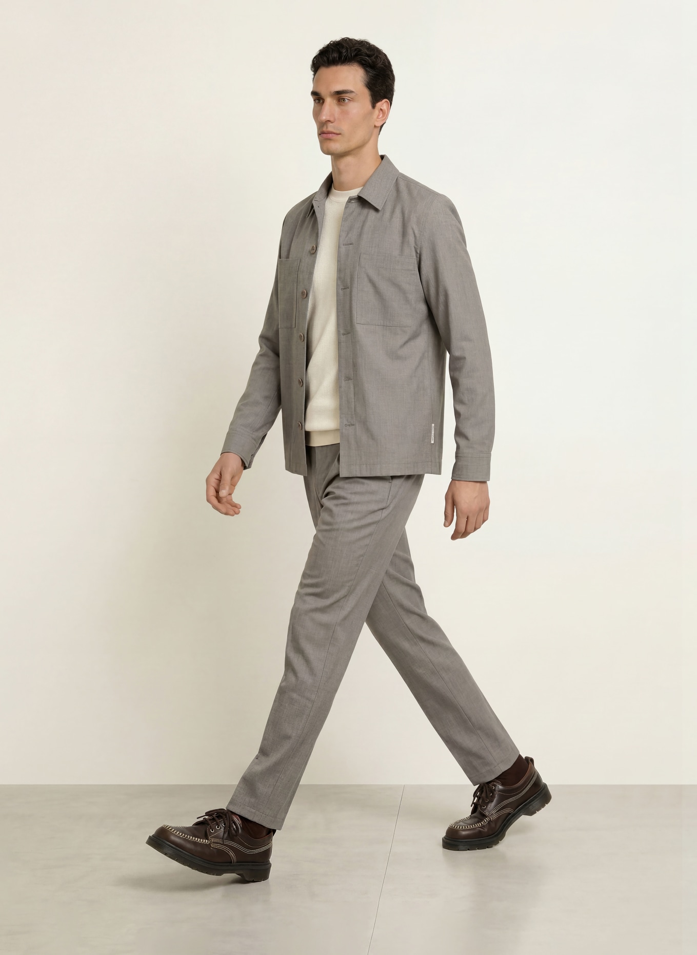 Marc O'Polo Hose Relaxed Fit: GRAU