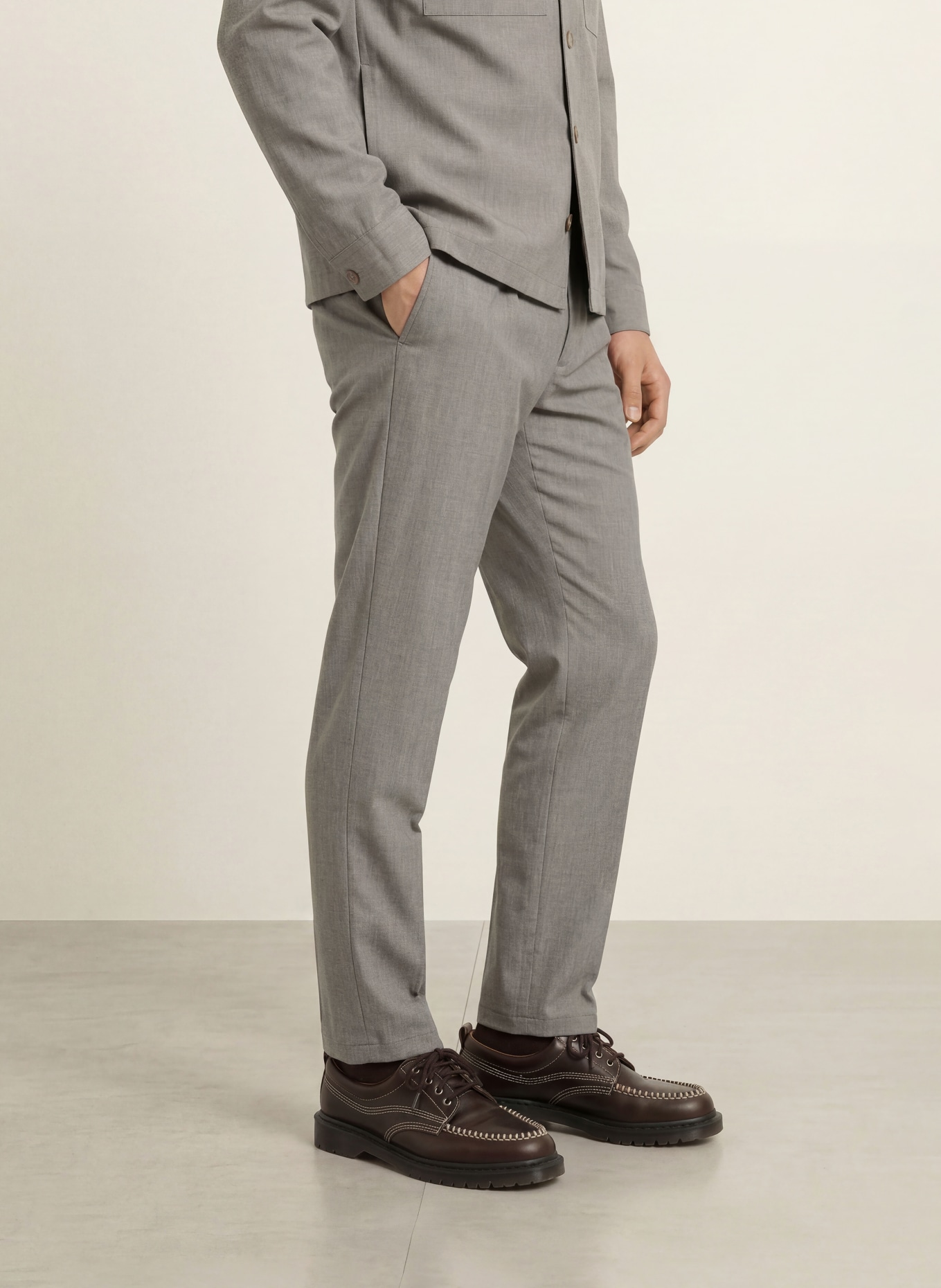 Marc O'Polo Hose Relaxed Fit: GRAU