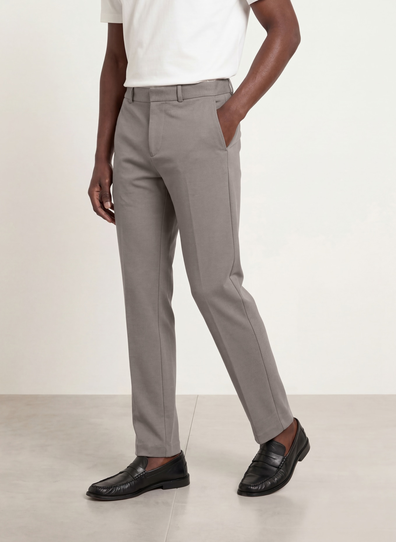 Marc O'Polo Jerseyhose im Jogging-Stil Regular Fit: GRAU