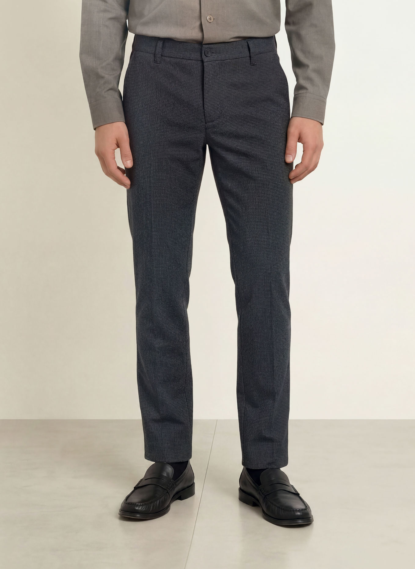 Marc O'Polo Chino STIG JOGGER Shaped Fit: DUNKELGRAU / GRAU