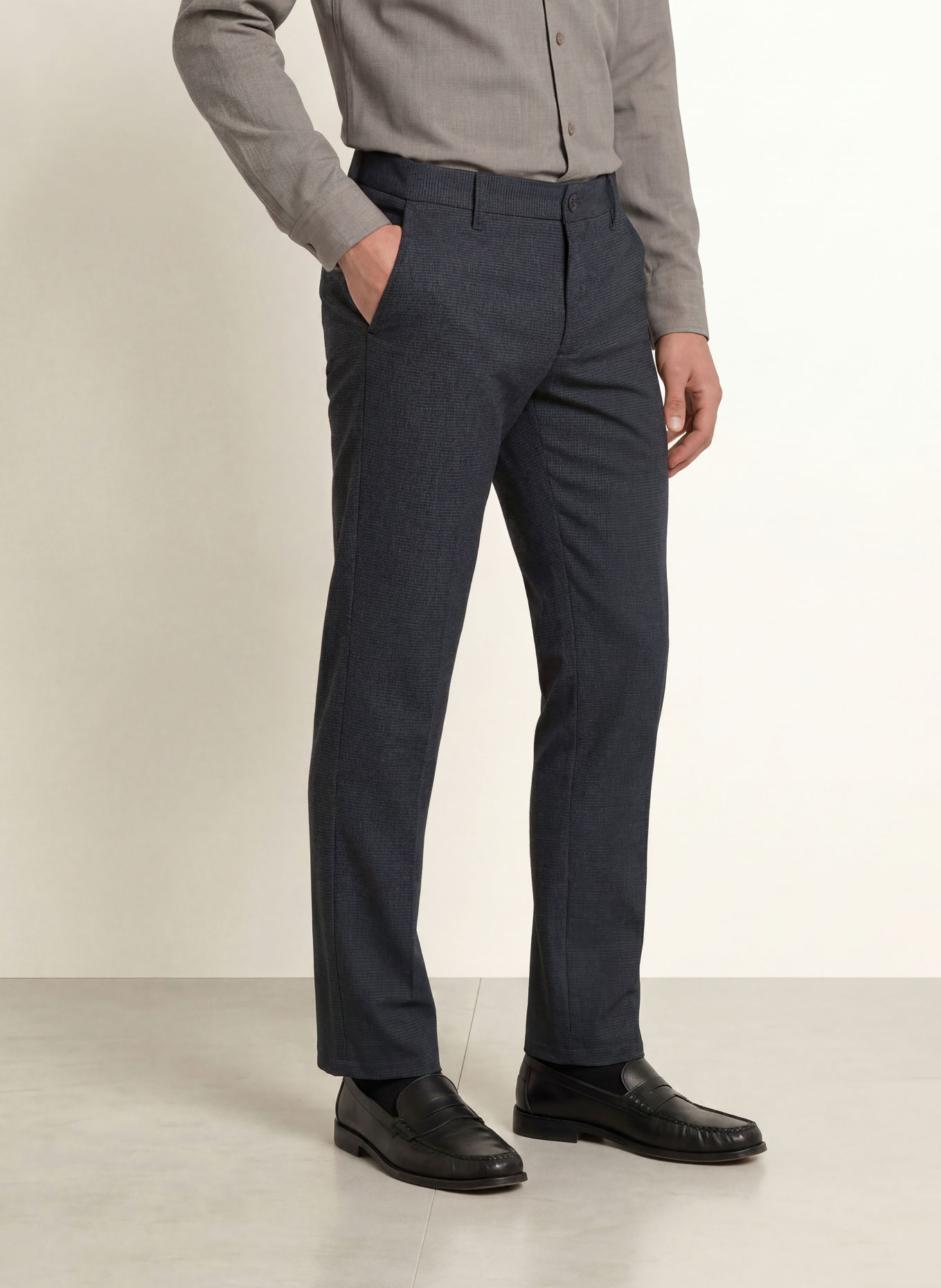 Marc O'Polo Chino STIG JOGGER Shaped Fit: DUNKELGRAU / GRAU