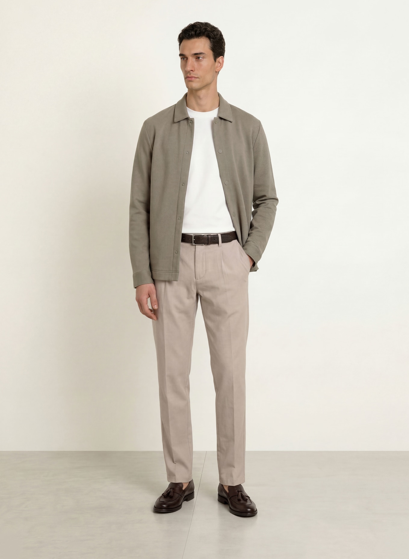 Marc O'Polo Overshirt: GRAU