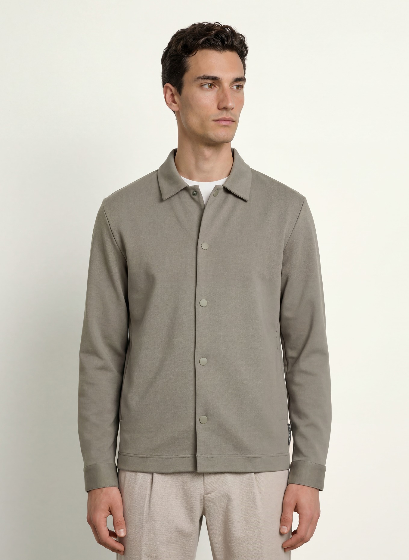 Marc O'Polo Overshirt: GRAU