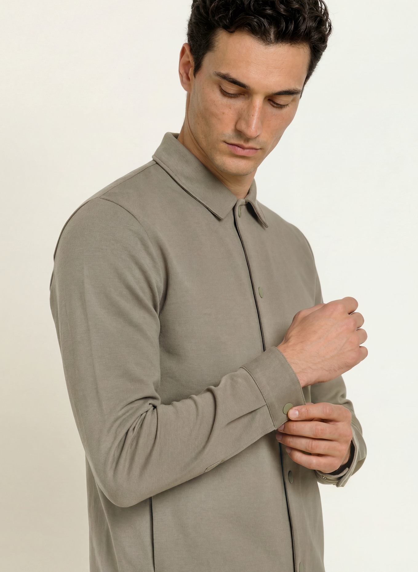 Marc O'Polo Overshirt: GRAU