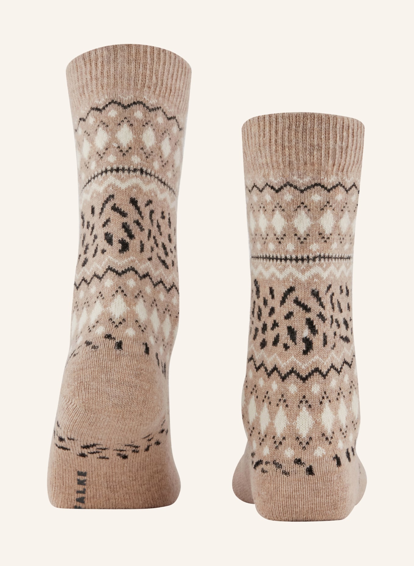 FALKE Chaussettes COSY WOOL: 4091 beige mel.