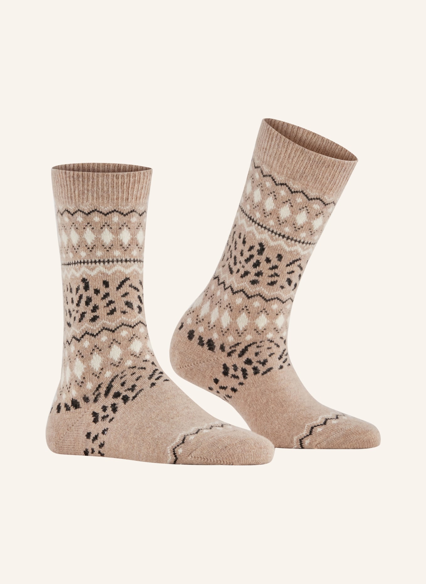 FALKE Chaussettes COSY WOOL: 4091 beige mel.