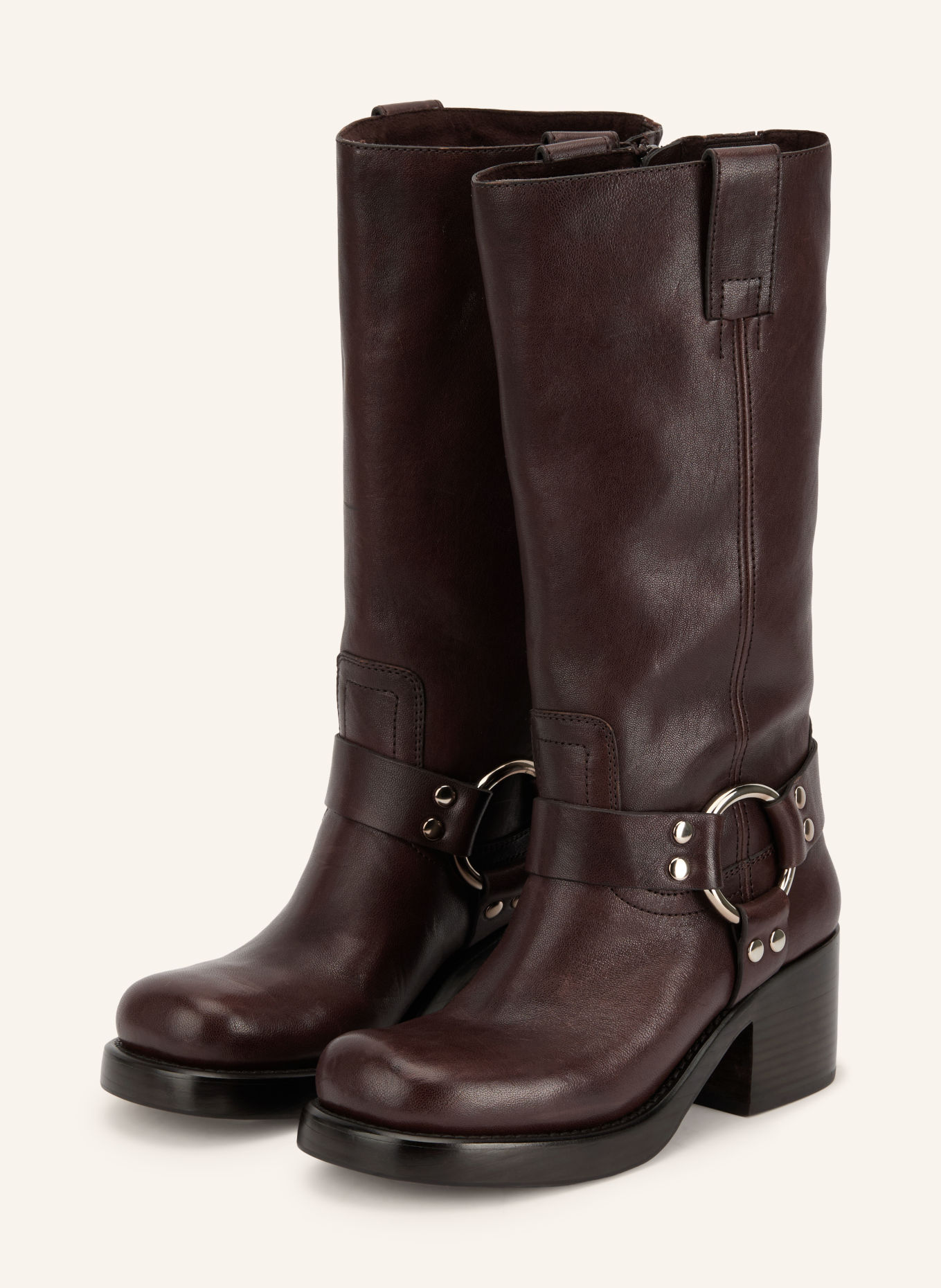 jeffrey campbell Biker Boots REFLECTION: BRAUN