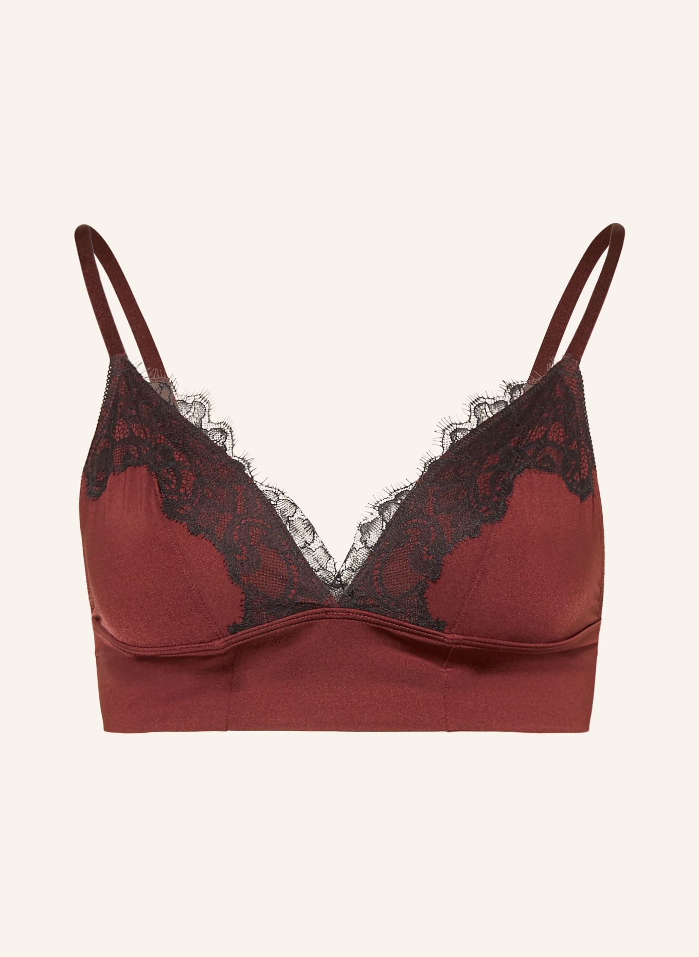 mey Triangel-BH Serie POETRY GLOSSY LUXE: BRAUN / SCHWARZ