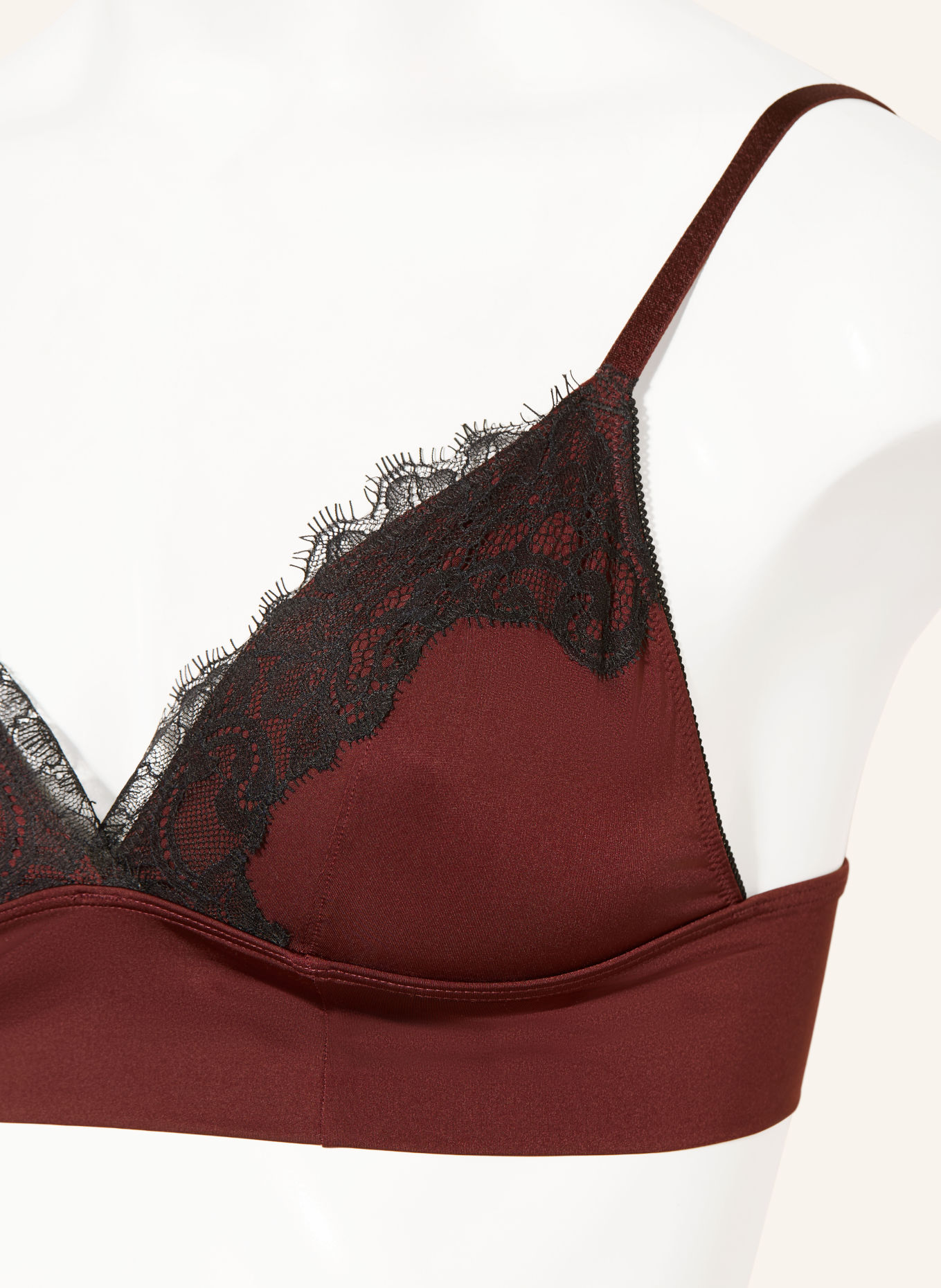 mey Triangel-BH Serie POETRY GLOSSY LUXE: BRAUN / SCHWARZ