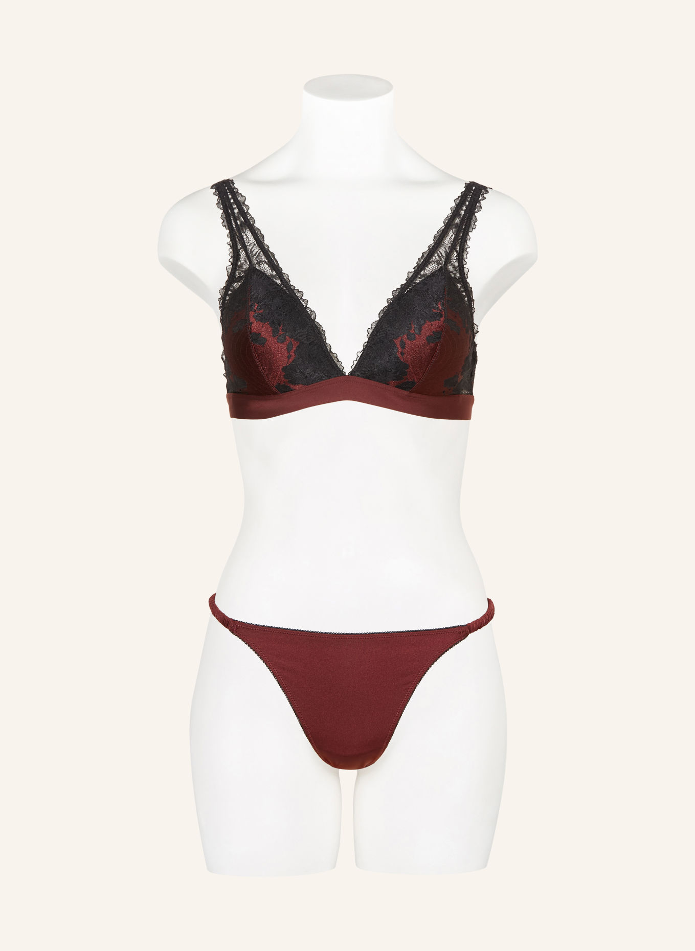 mey Slip Serie POETRY GLOSSY LUXE: BRAUN / SCHWARZ