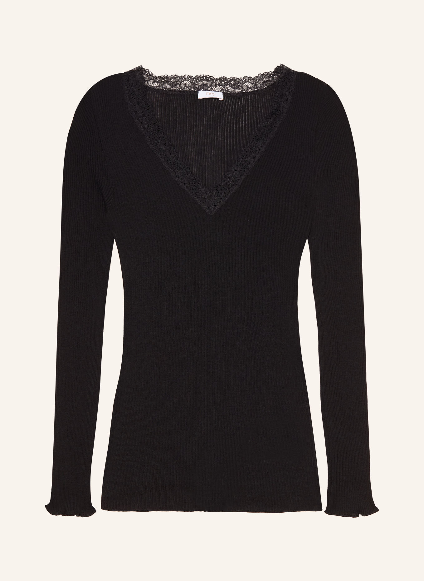 mey WOOL EXPRESSIVE Long-sleeve shirt Series: BLACK