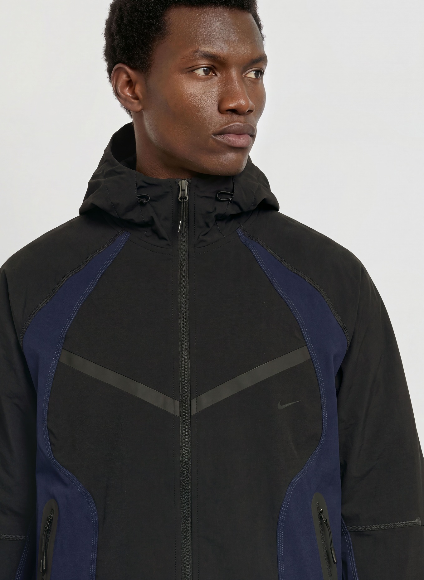 Nike Trainingsjacke TECH: SCHWARZ / DUNKELGRAU / DUNKELBLAU
