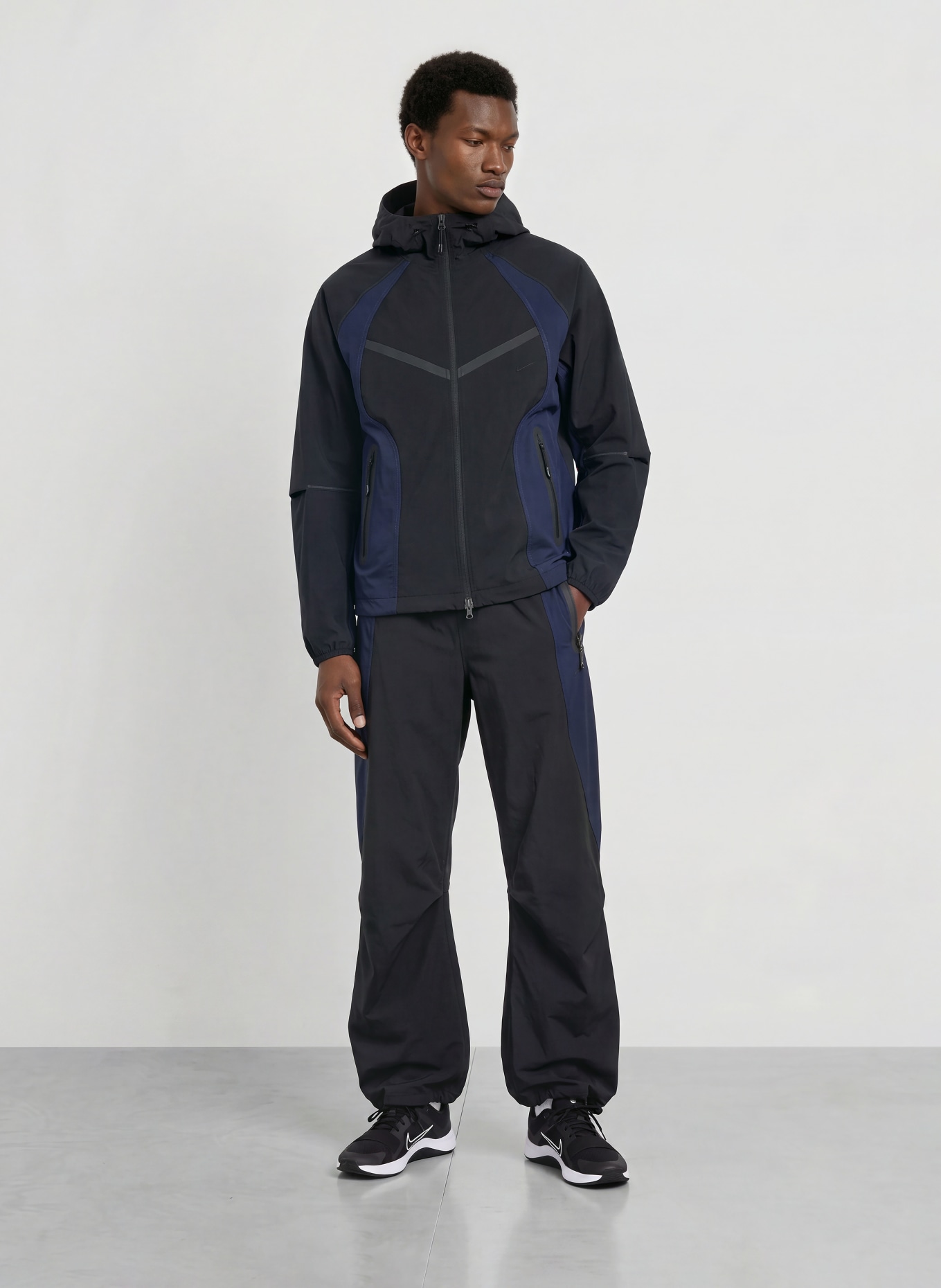 Nike Trainingshose TECH: SCHWARZ / DUNKELBLAU