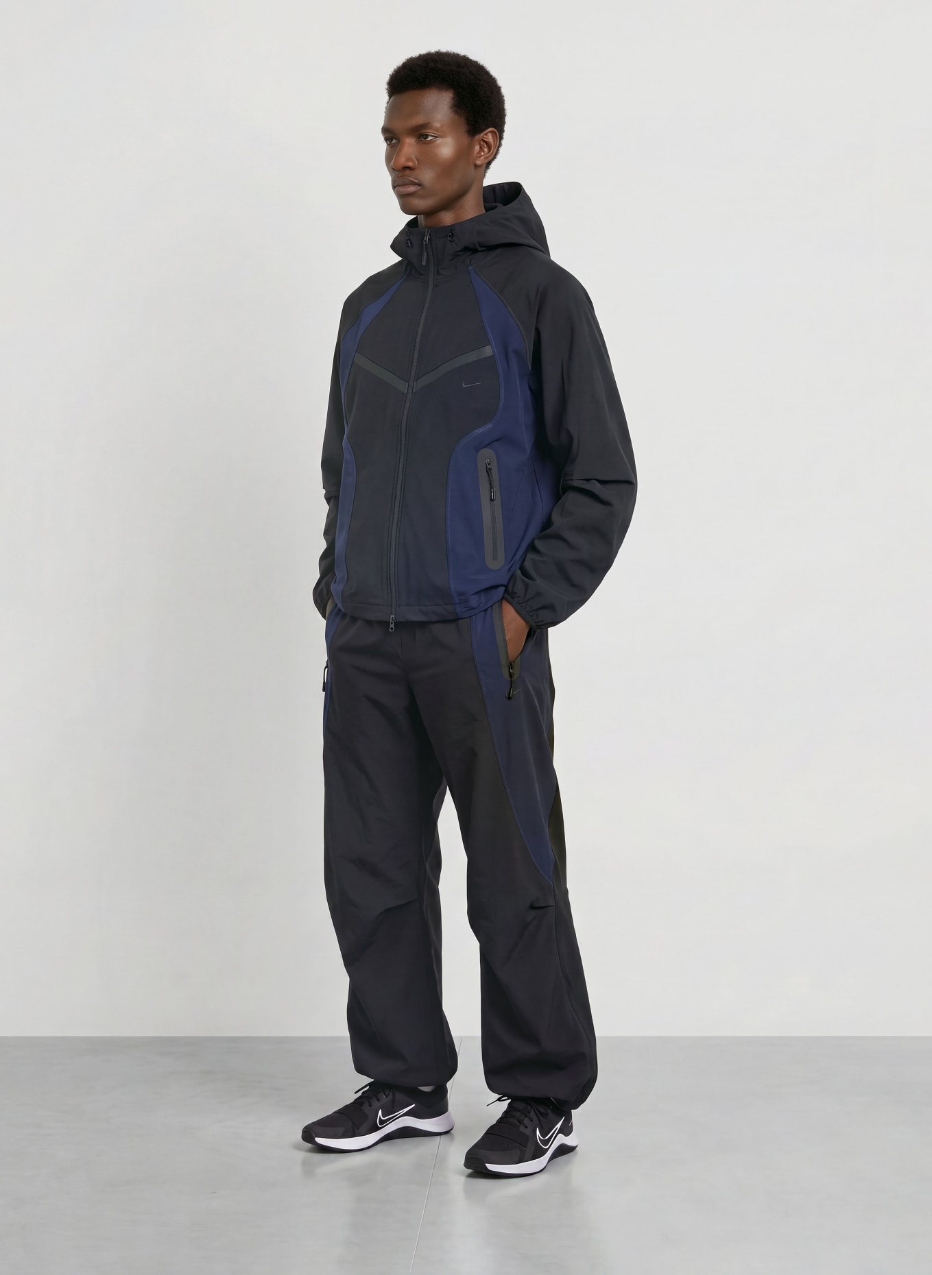 Nike Trainingshose TECH: SCHWARZ / DUNKELBLAU