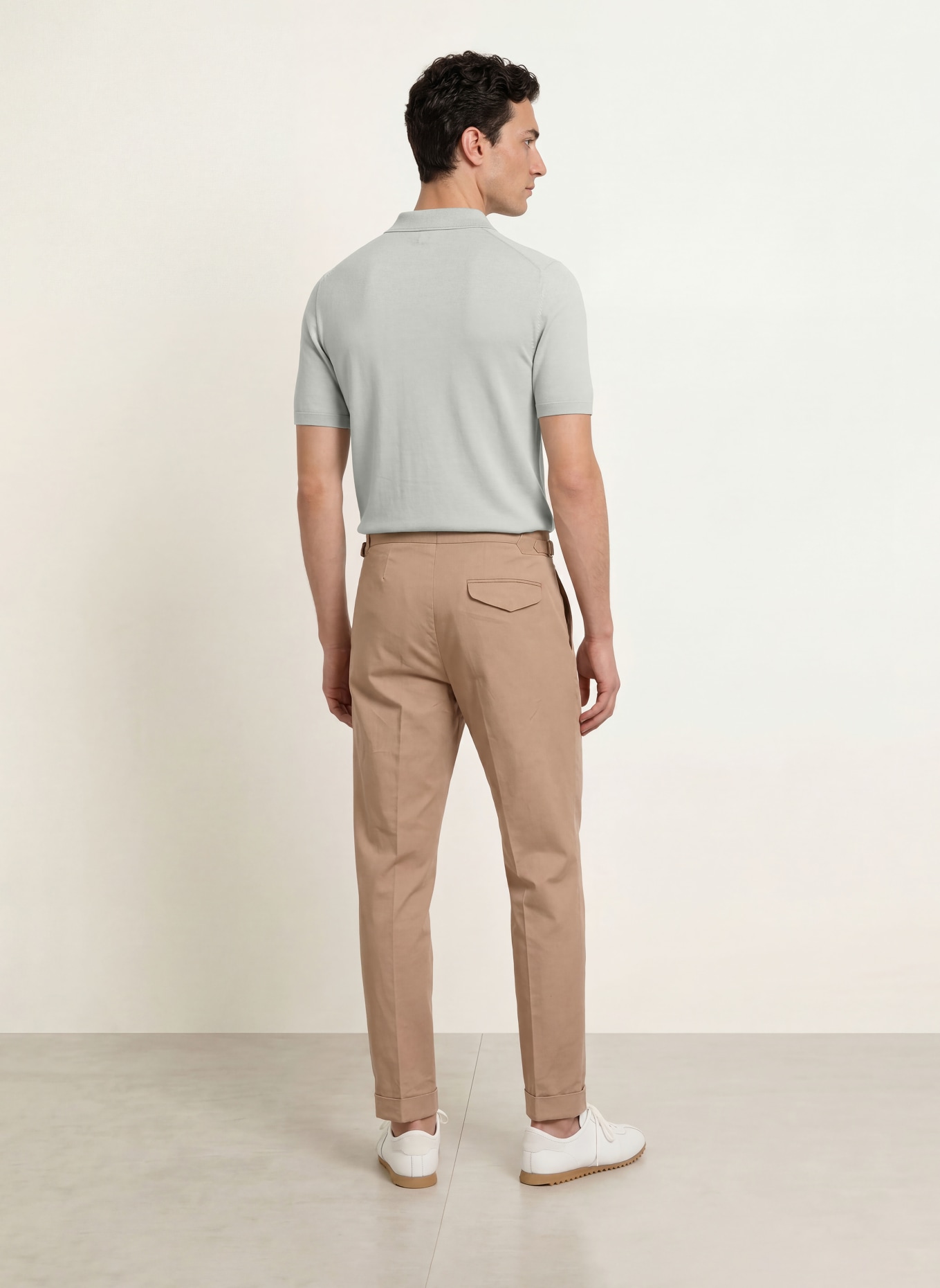 REISS Polo en maille MANOR: MENTHE