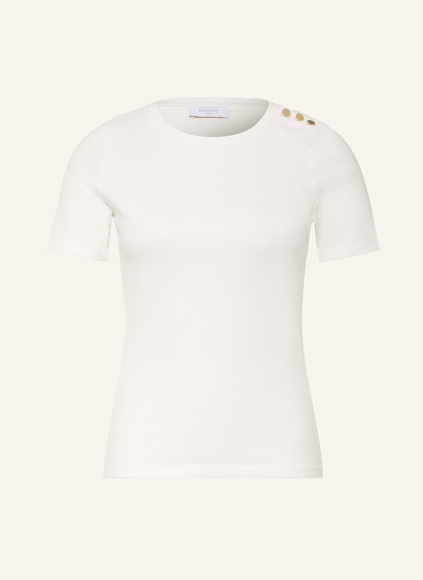 HOBBS T-shirt TAMSIN: CRÈME