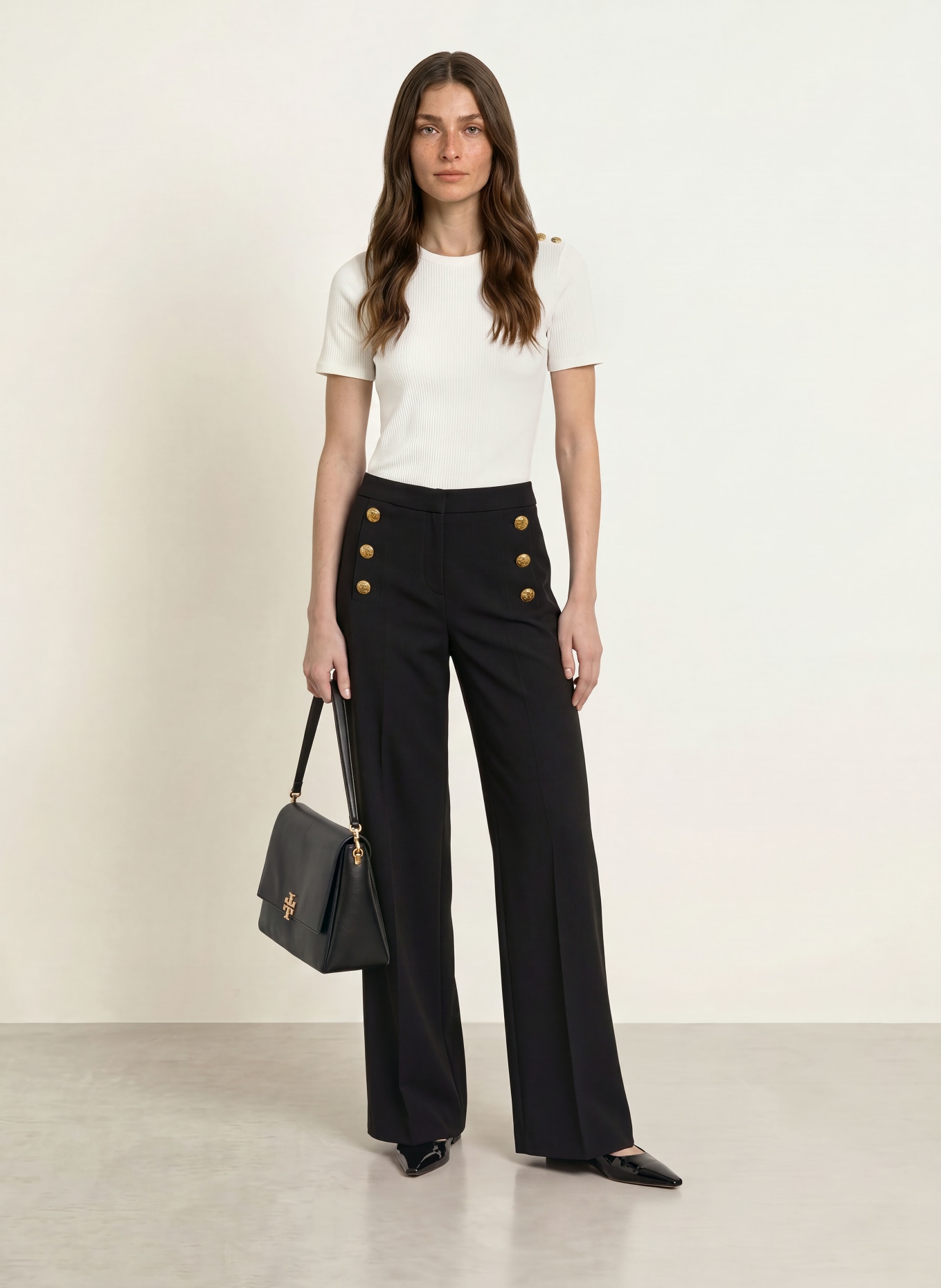 HOBBS T-shirt TAMSIN: CRÈME