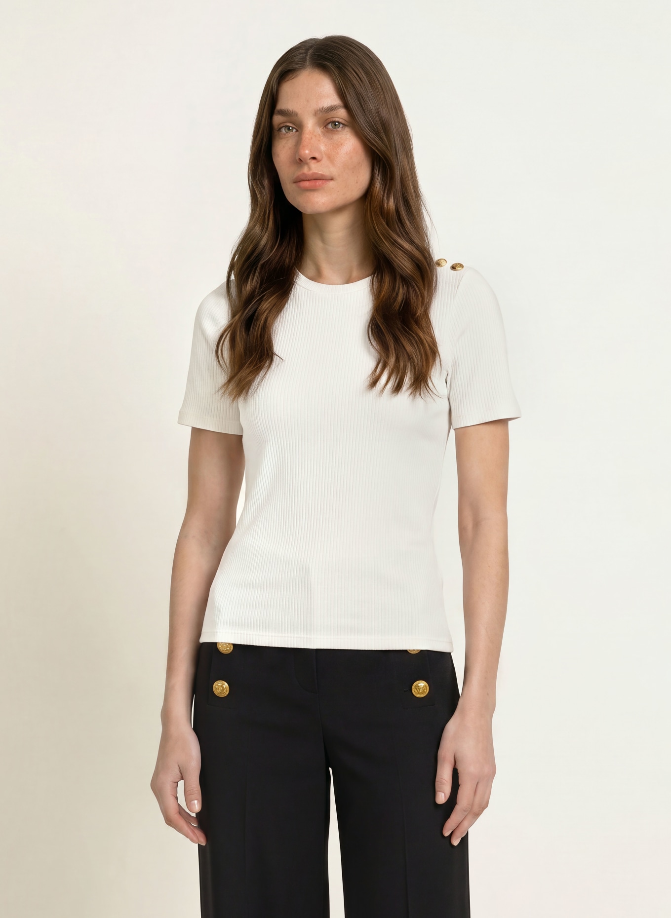 HOBBS T-shirt TAMSIN: CRÈME