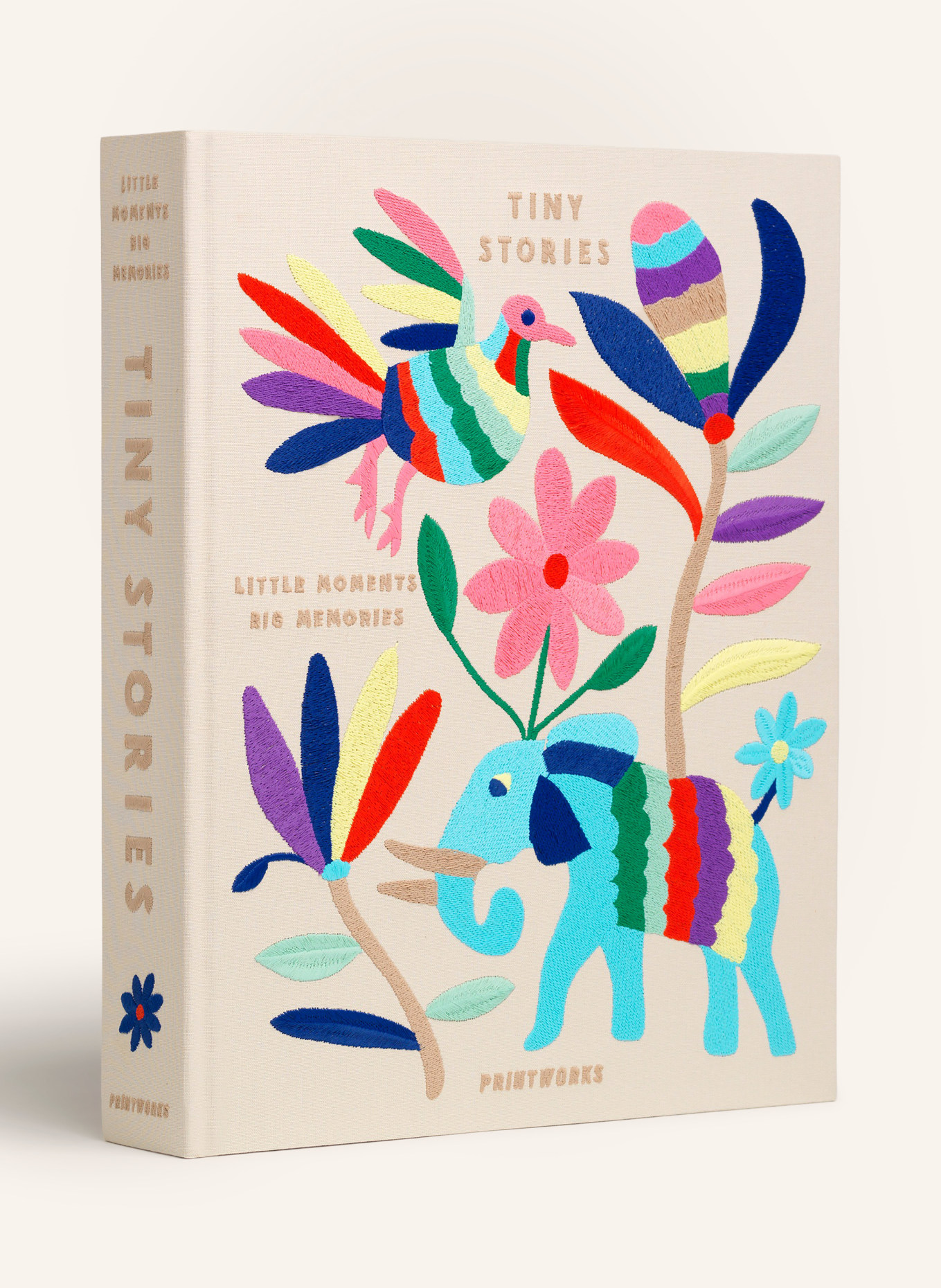PRINTWORKS TINY STORIES Photo Album: CREAM / PINK / BLUE