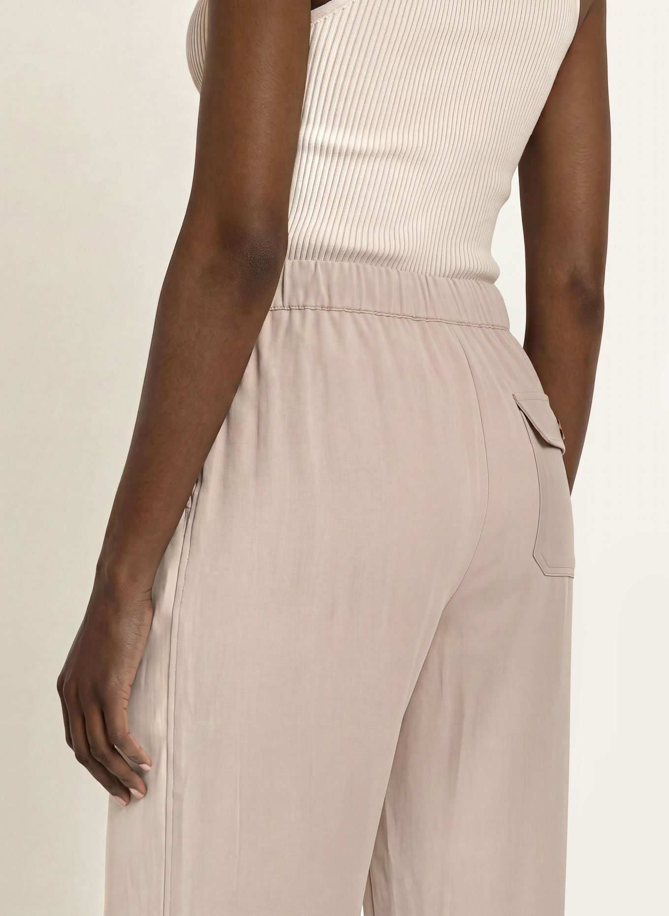 REISS Pantalon AIMEE de style jogging: BEIGE