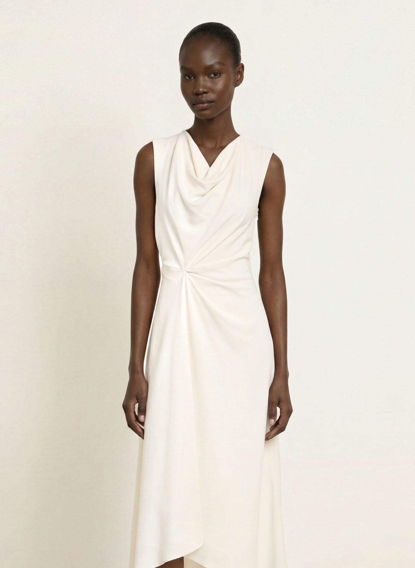 REISS Robe DOROTA: BLANC