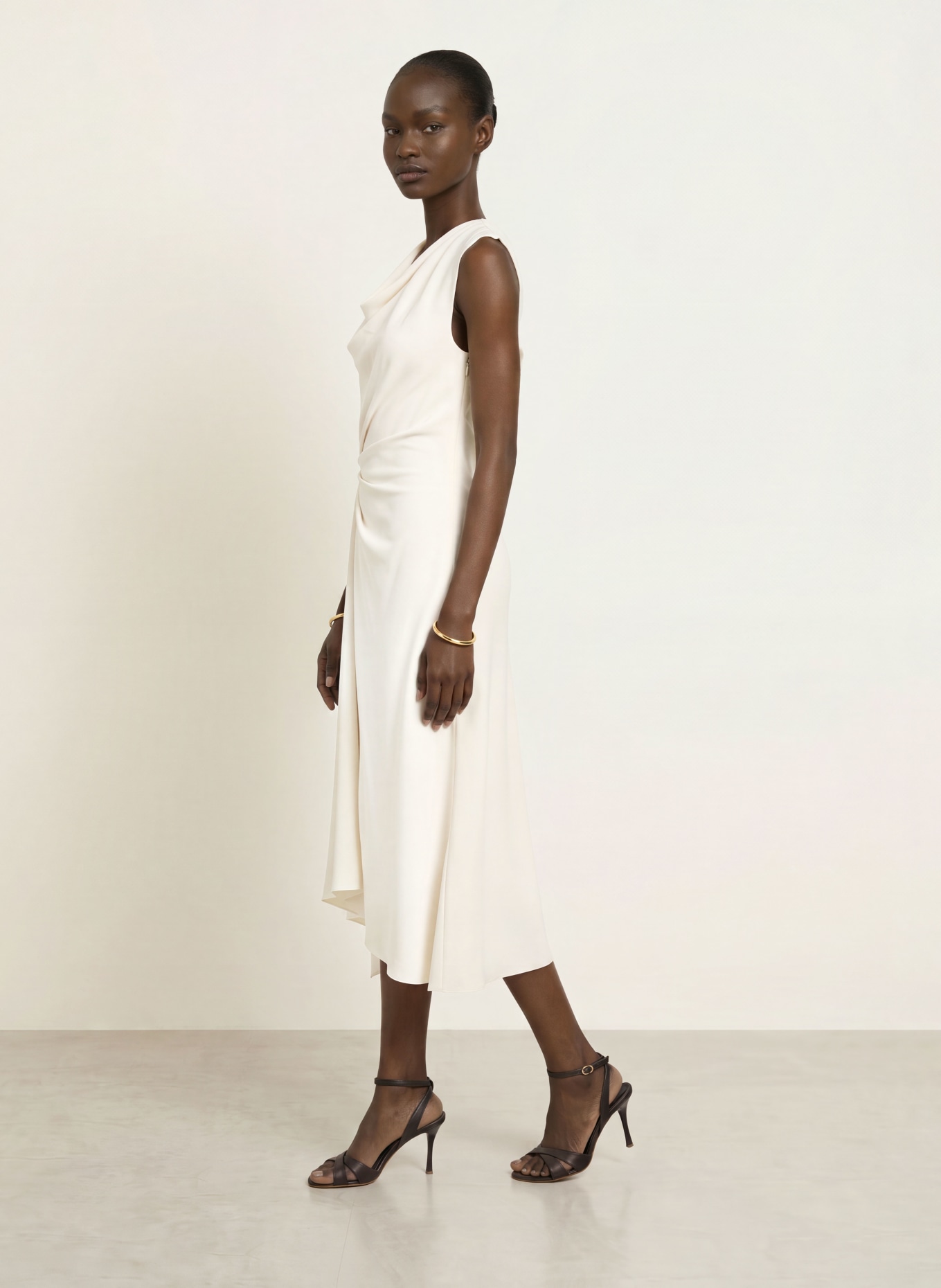 REISS Robe DOROTA: BLANC