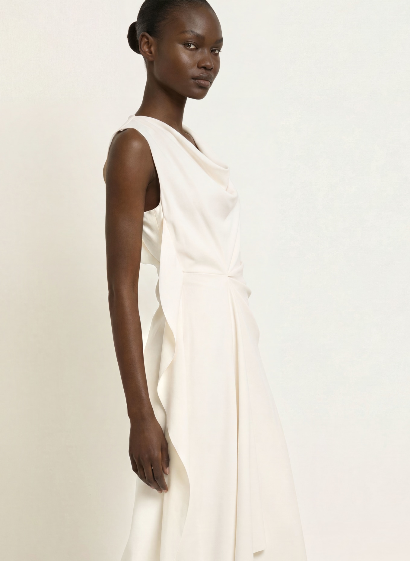 REISS Robe DOROTA: BLANC