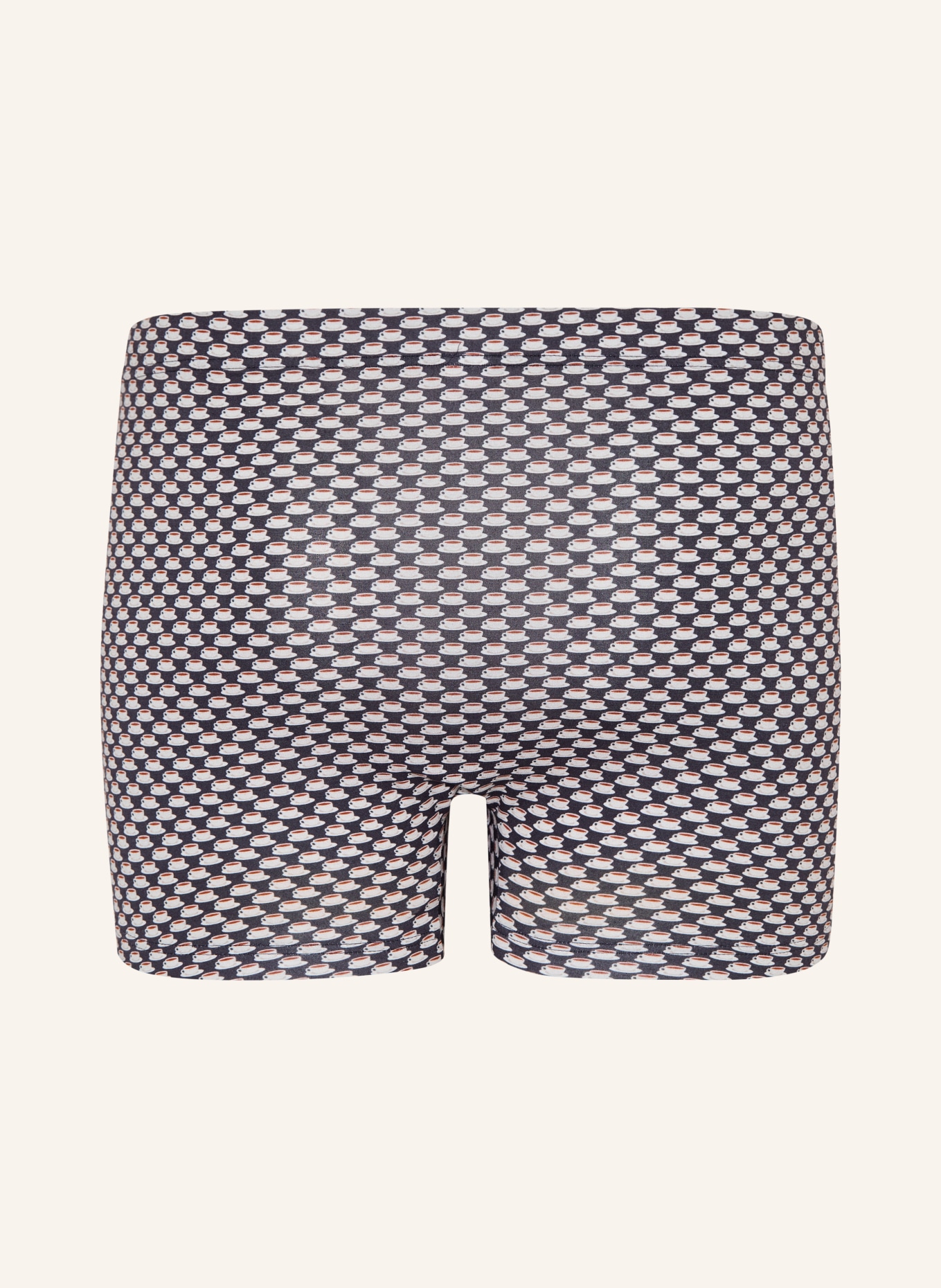 mey Boxershort-serie ESPRESSO LOVERS: DONKERBLAUW / BRUIN / CRÈME