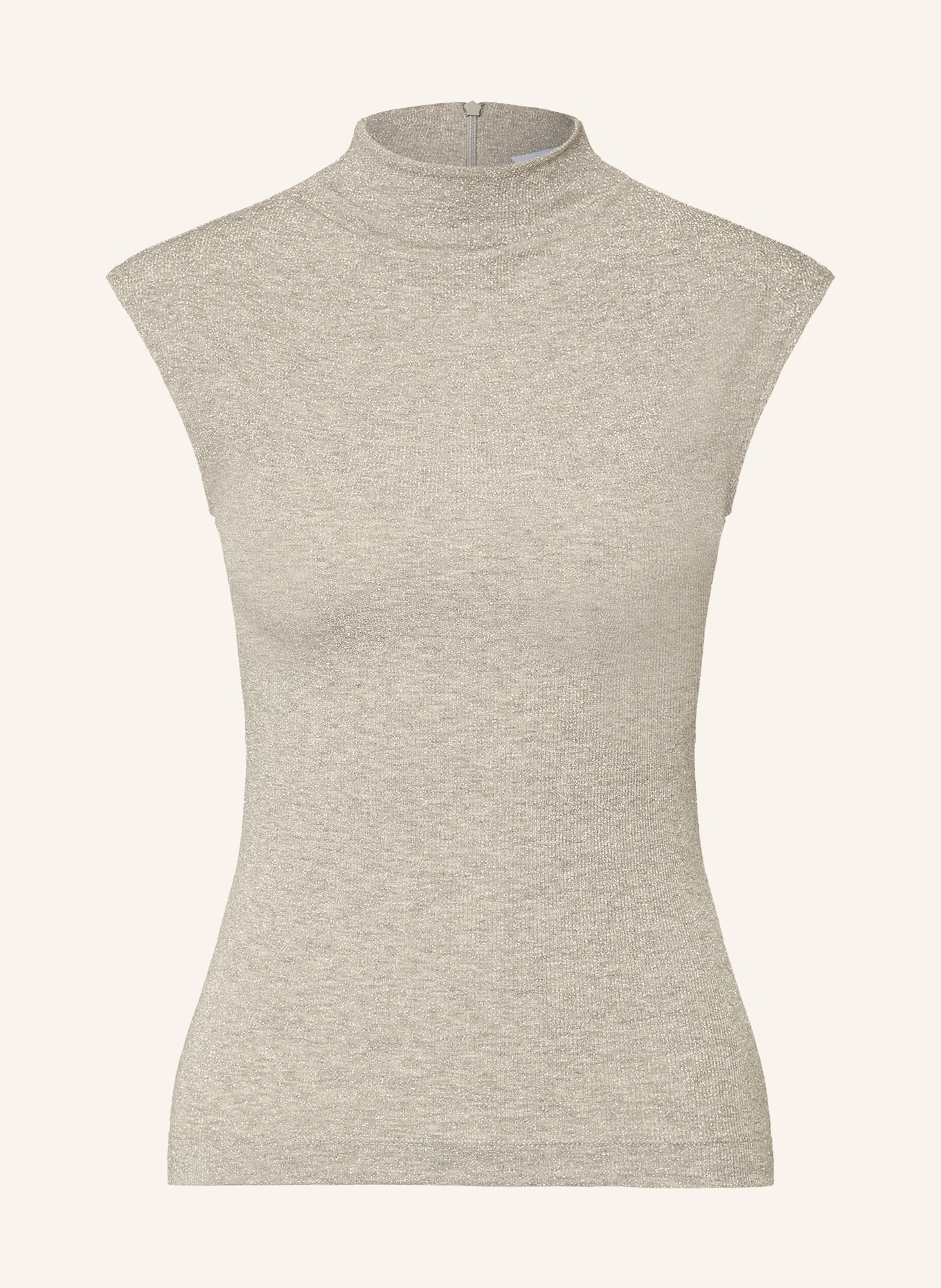 REISS Haut en maille DITA avec fil pailleté: ARGENT / OR / GRIS