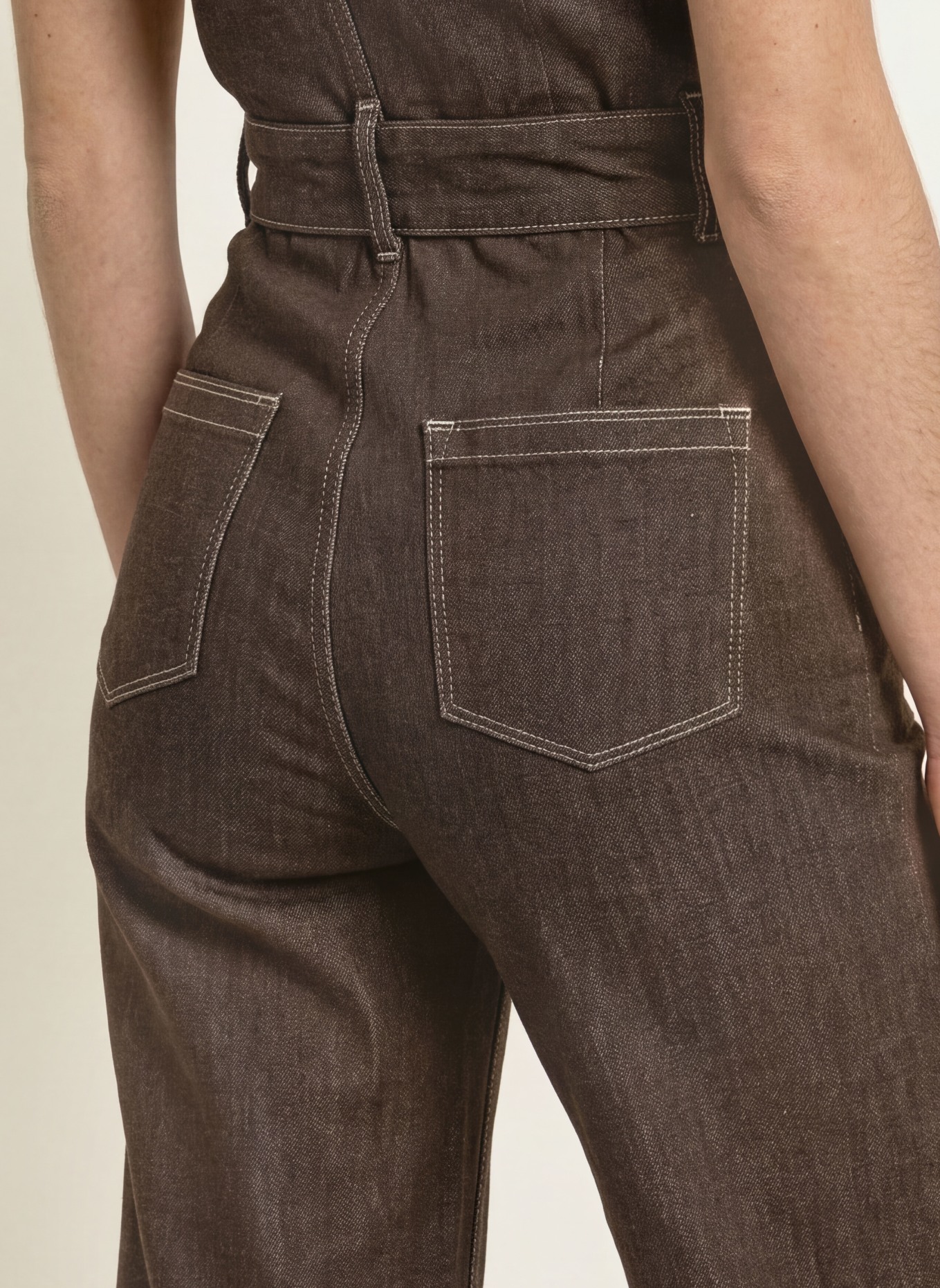 REISS Combinaison DANIE: MARRON FONCÉ